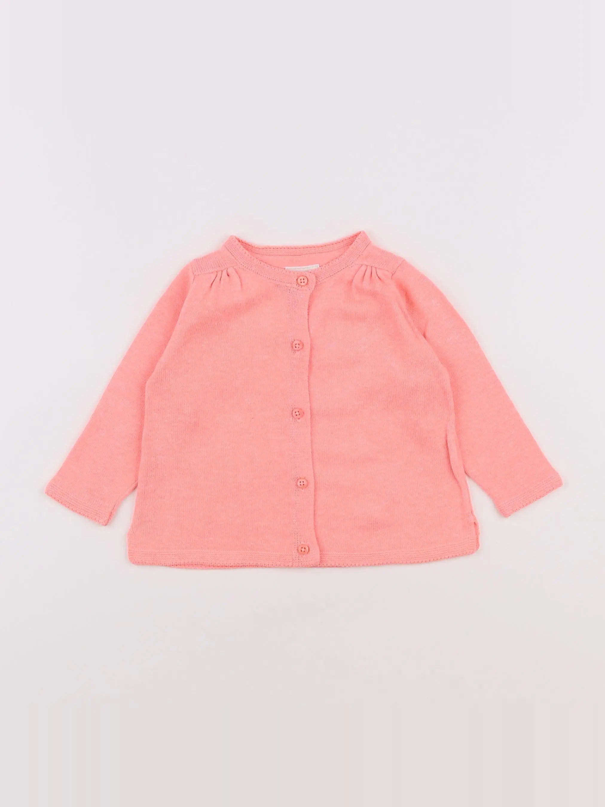 Tape à l'oeil - gilet rose - 6 mois