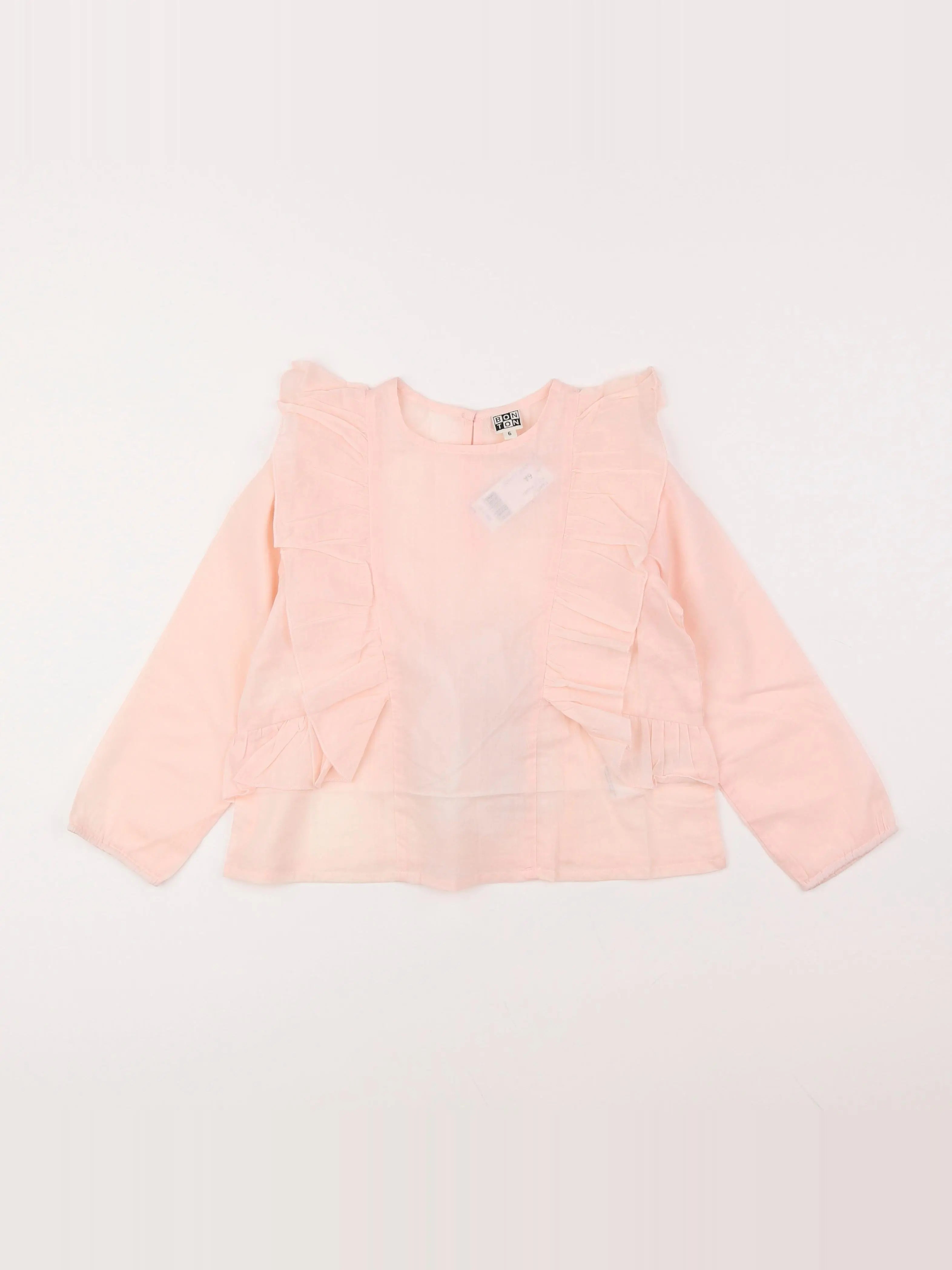 Bonton - blouse rose - 6 ans