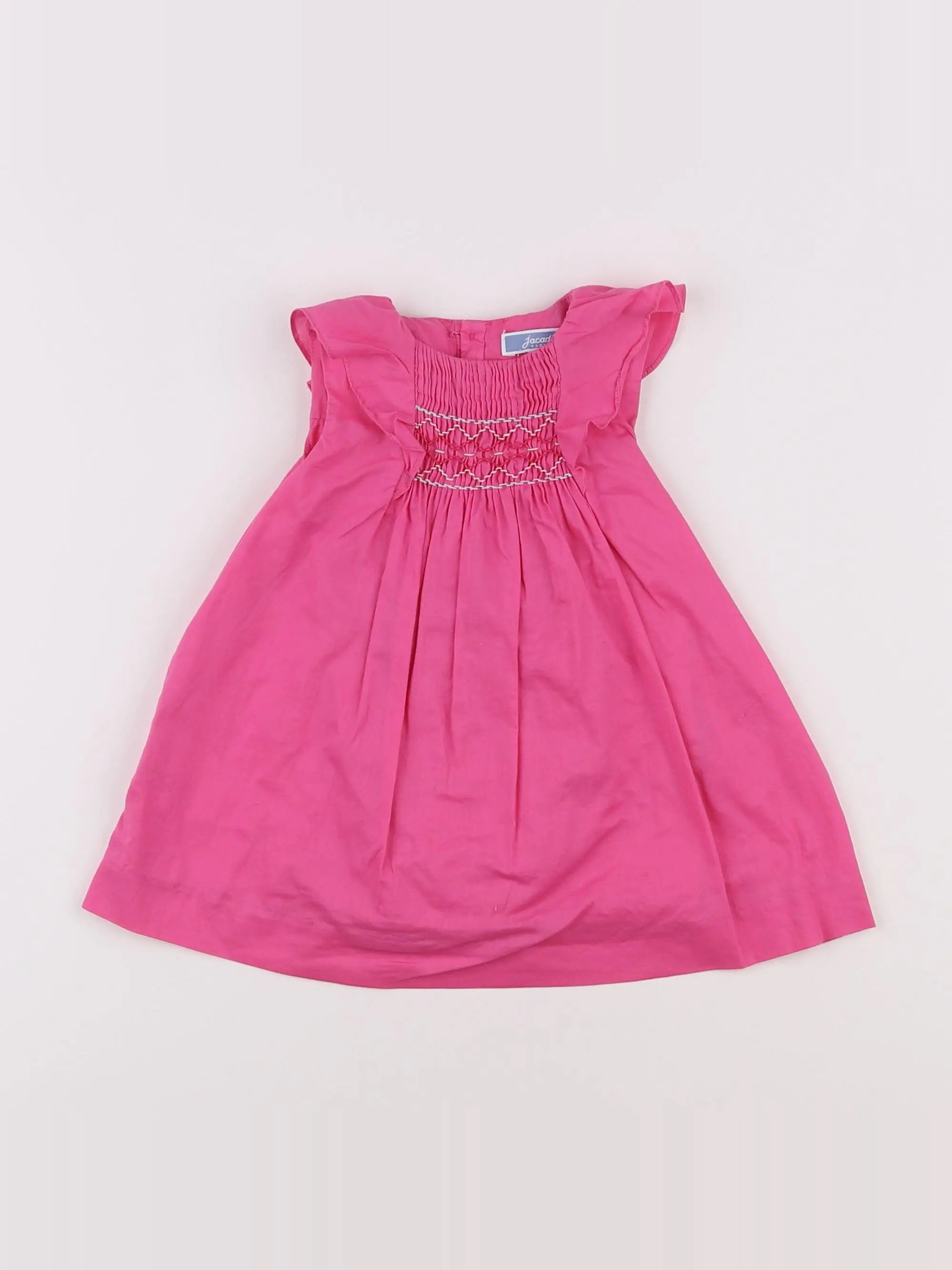 Jacadi - robe rose - 6 mois