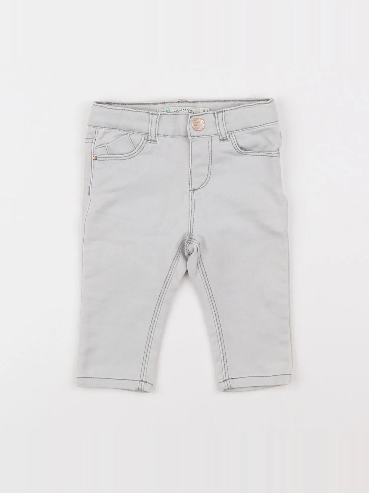 Zara - pantalon gris - 3/6 mois