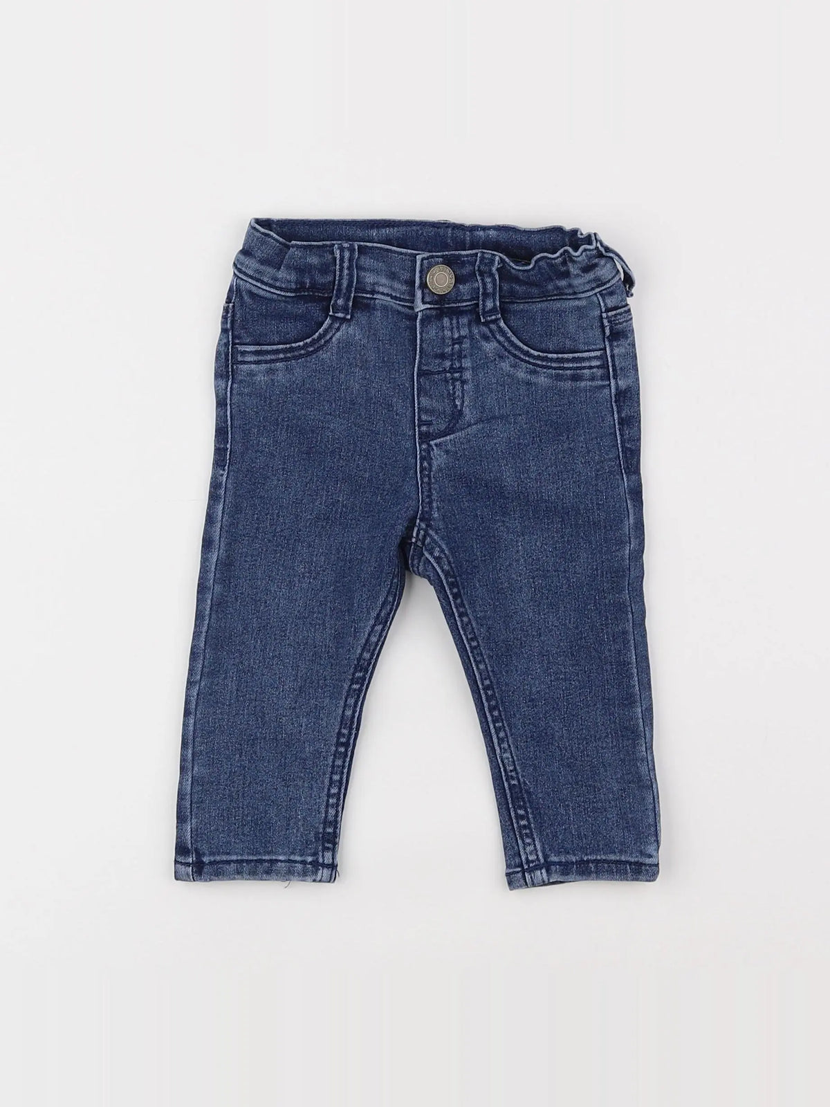 H&M - jegging bleu - 6 mois