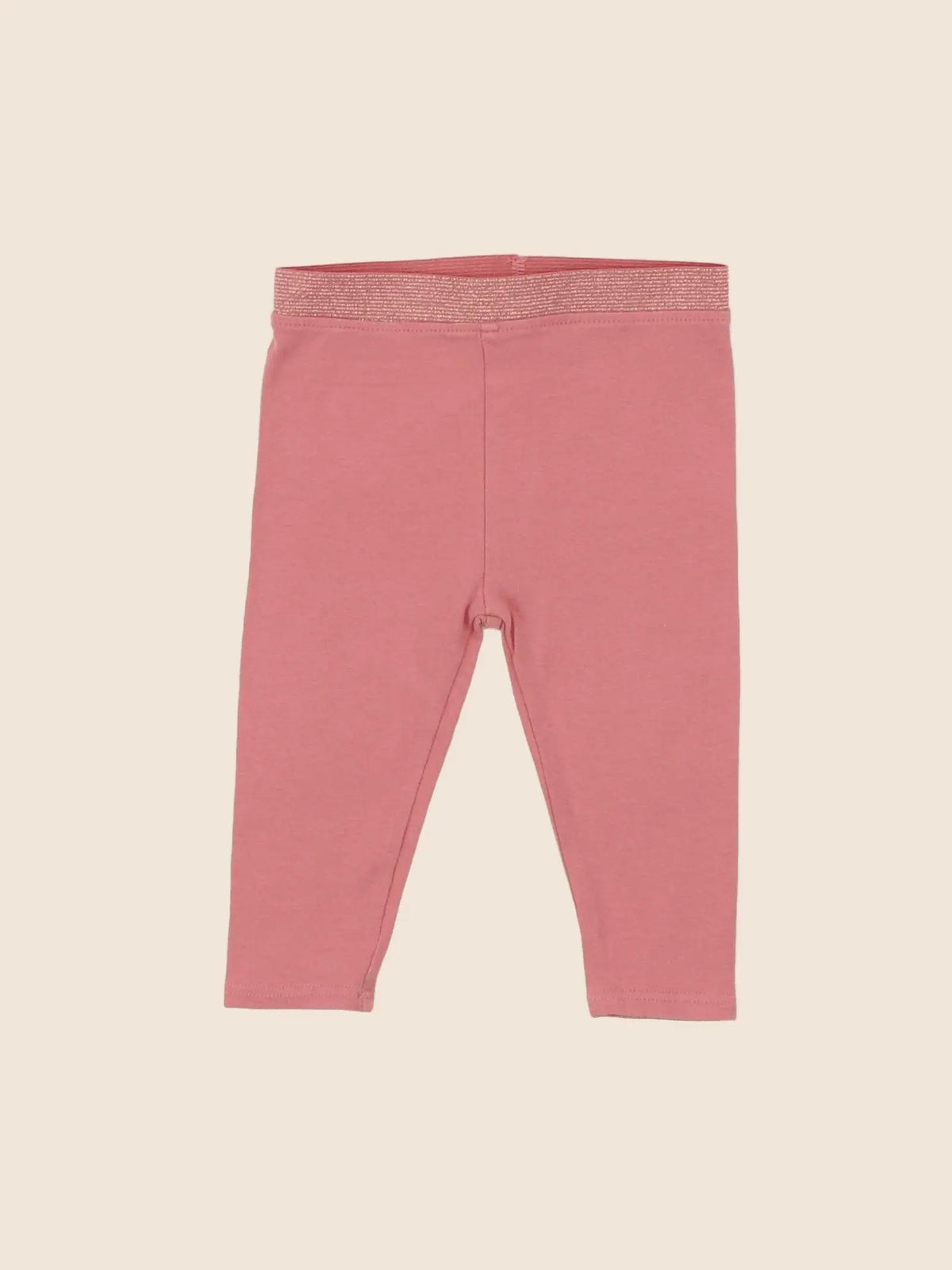 Vertbaudet - legging rose, or - 6 mois
