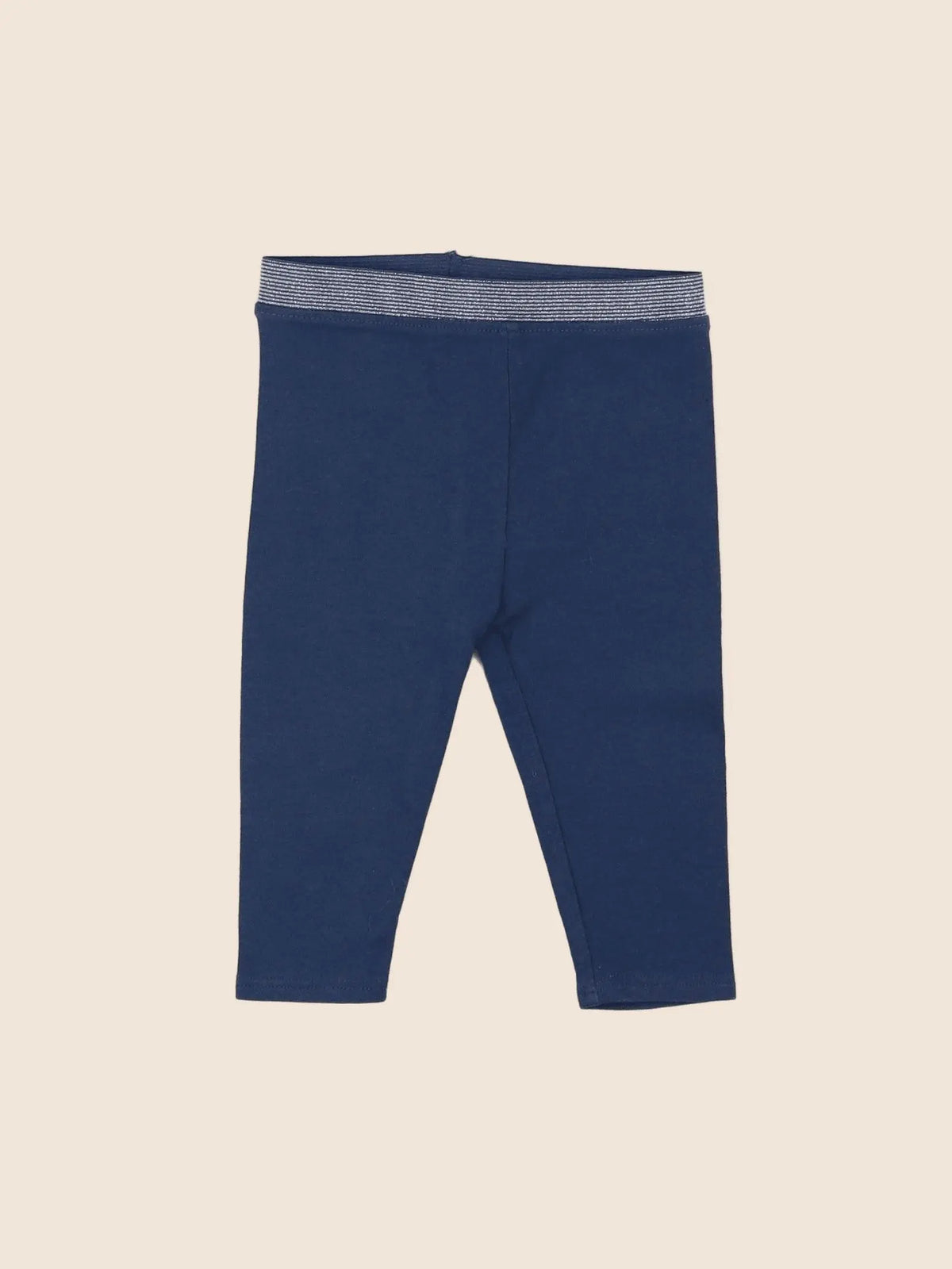 Vertbaudet - legging or, bleu - 6 mois