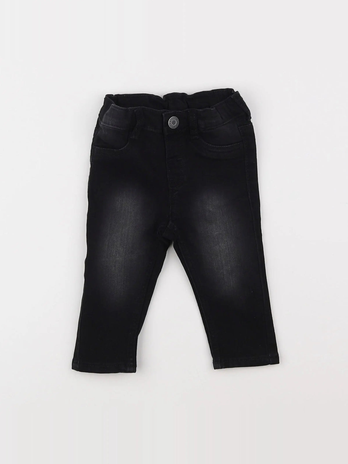 H&M - jean noir - 3/6 mois