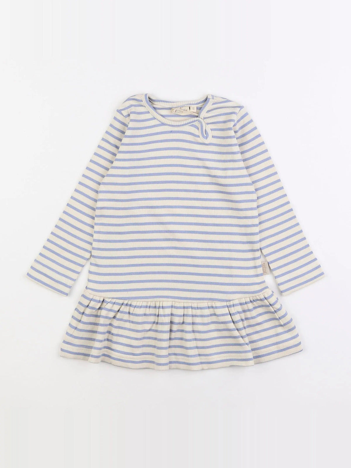 Petit Piao - robe bleu - 12 mois