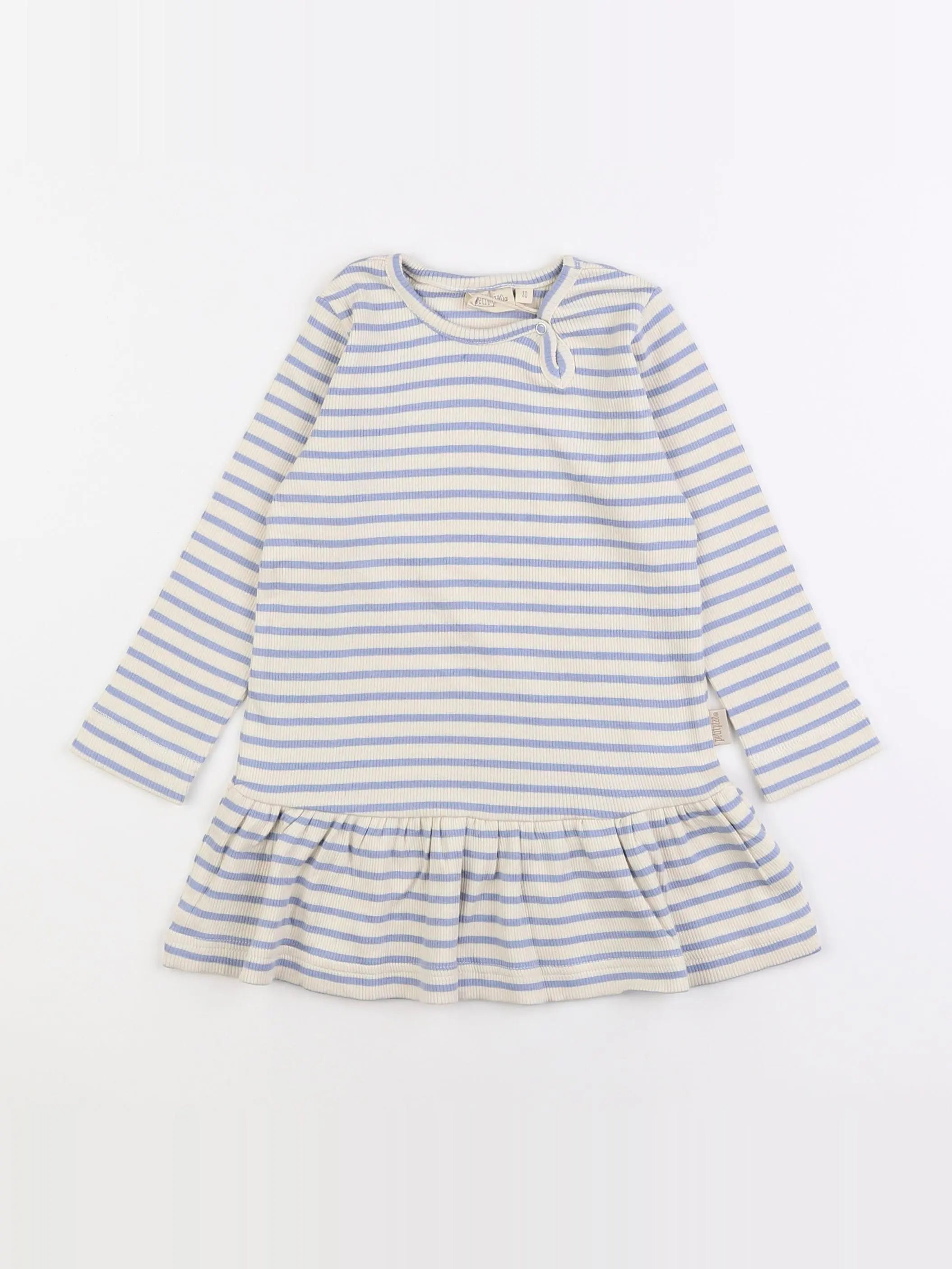 Petit Piao - robe bleu - 12 mois
