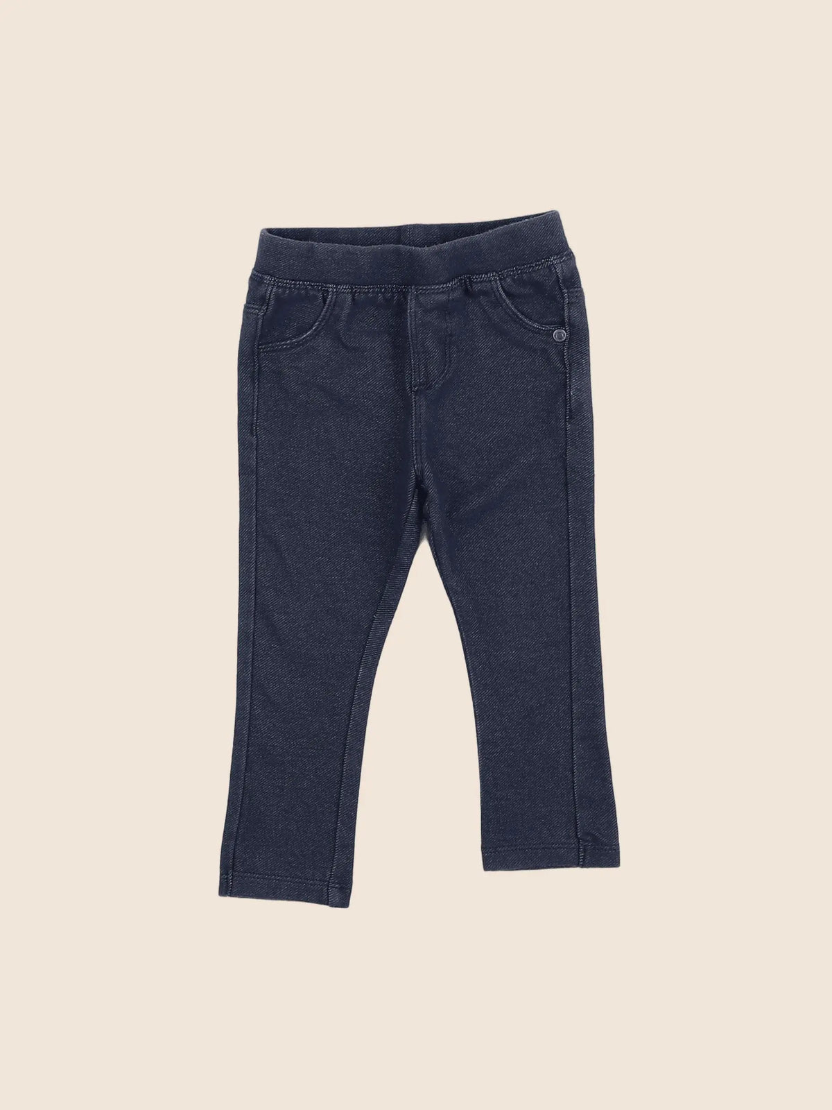 Vertbaudet - jegging bleu - 9 mois