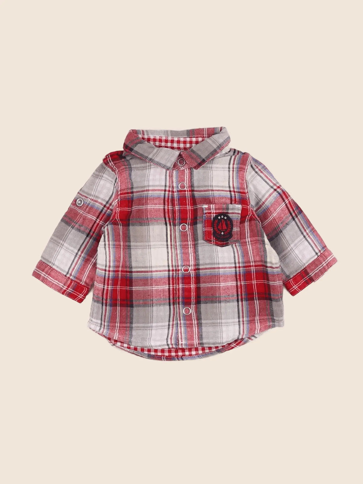 Petit Bateau - chemise multicolore - 3 mois