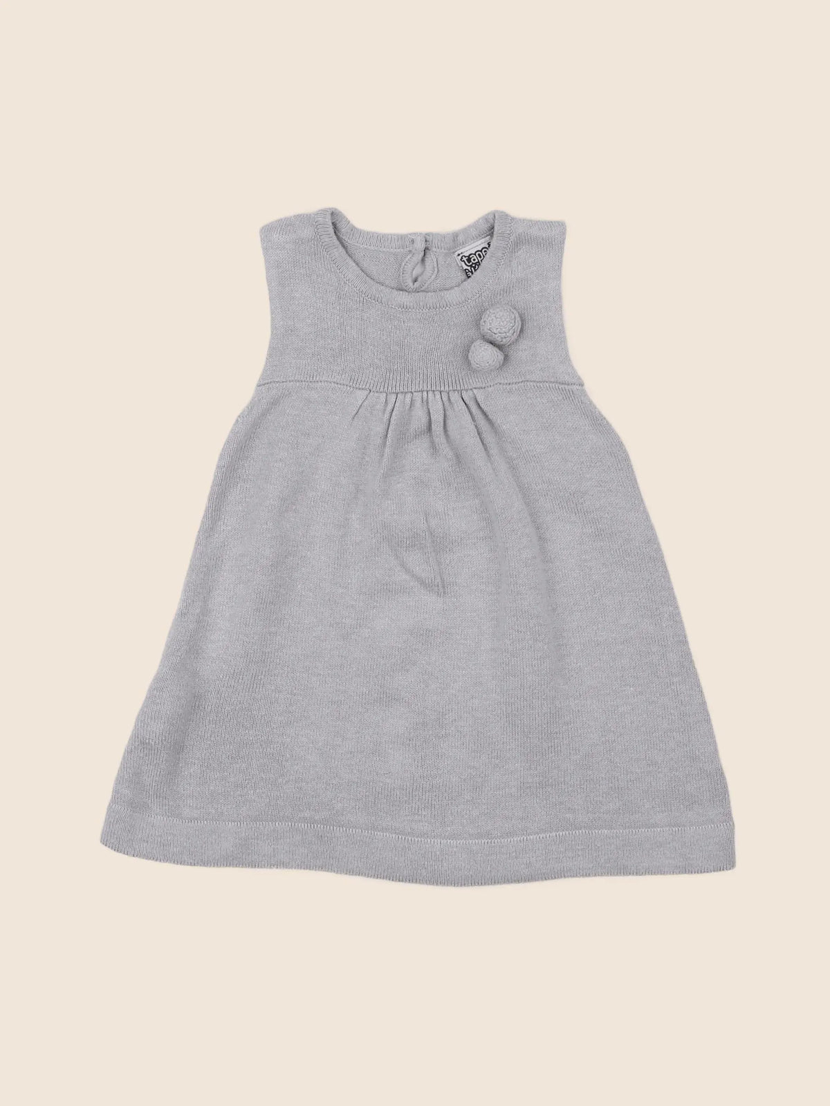 Tape à l'oeil - robe gris - 6 mois
