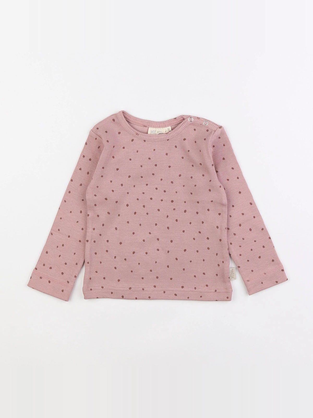 Petit Piao - tee-shirt rose - 12 mois