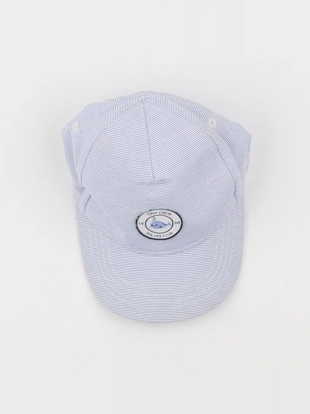 H&M - casquette bleu - 6/9 mois