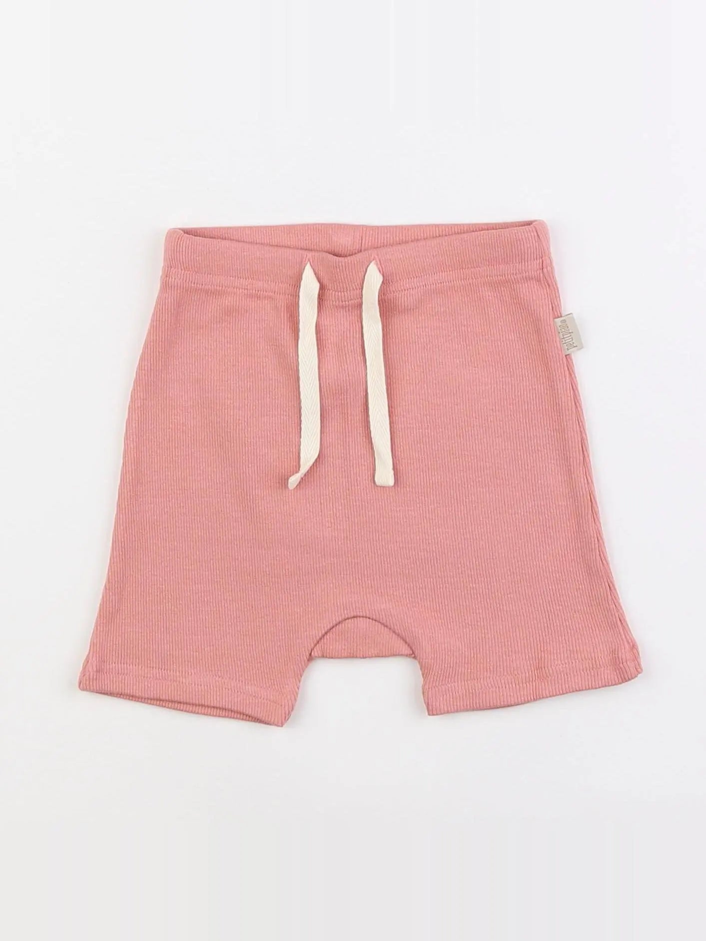 Petit Piao - short rose - 12 mois