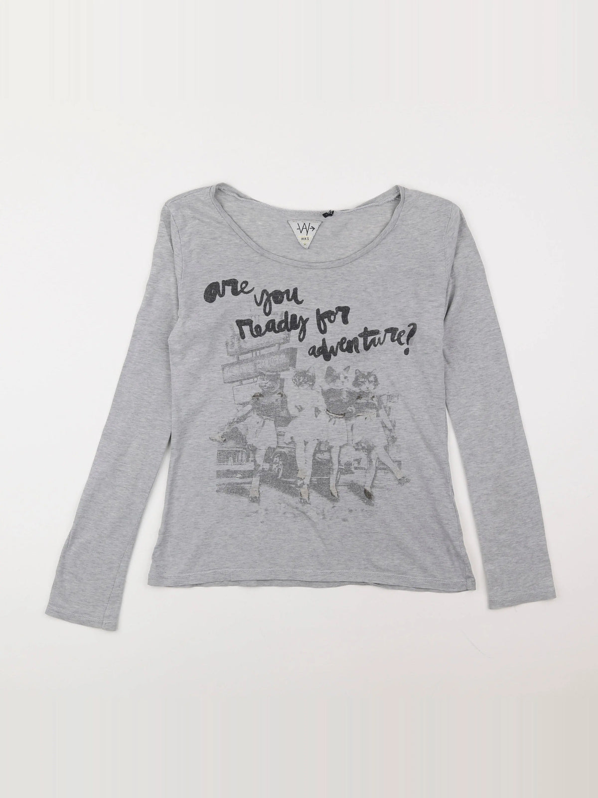IKKS - tee-shirt gris - 12 ans
