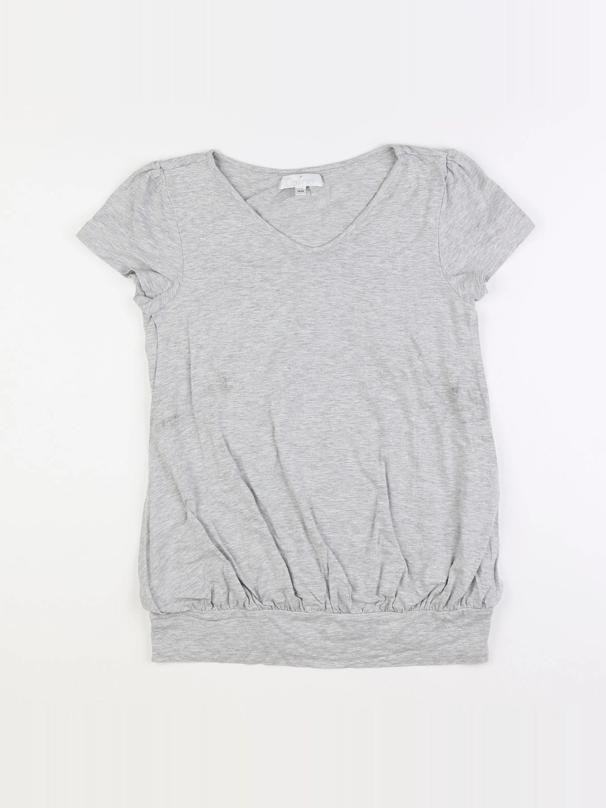 Vertbaudet - tee-shirt grossesse gris - 34 à 36