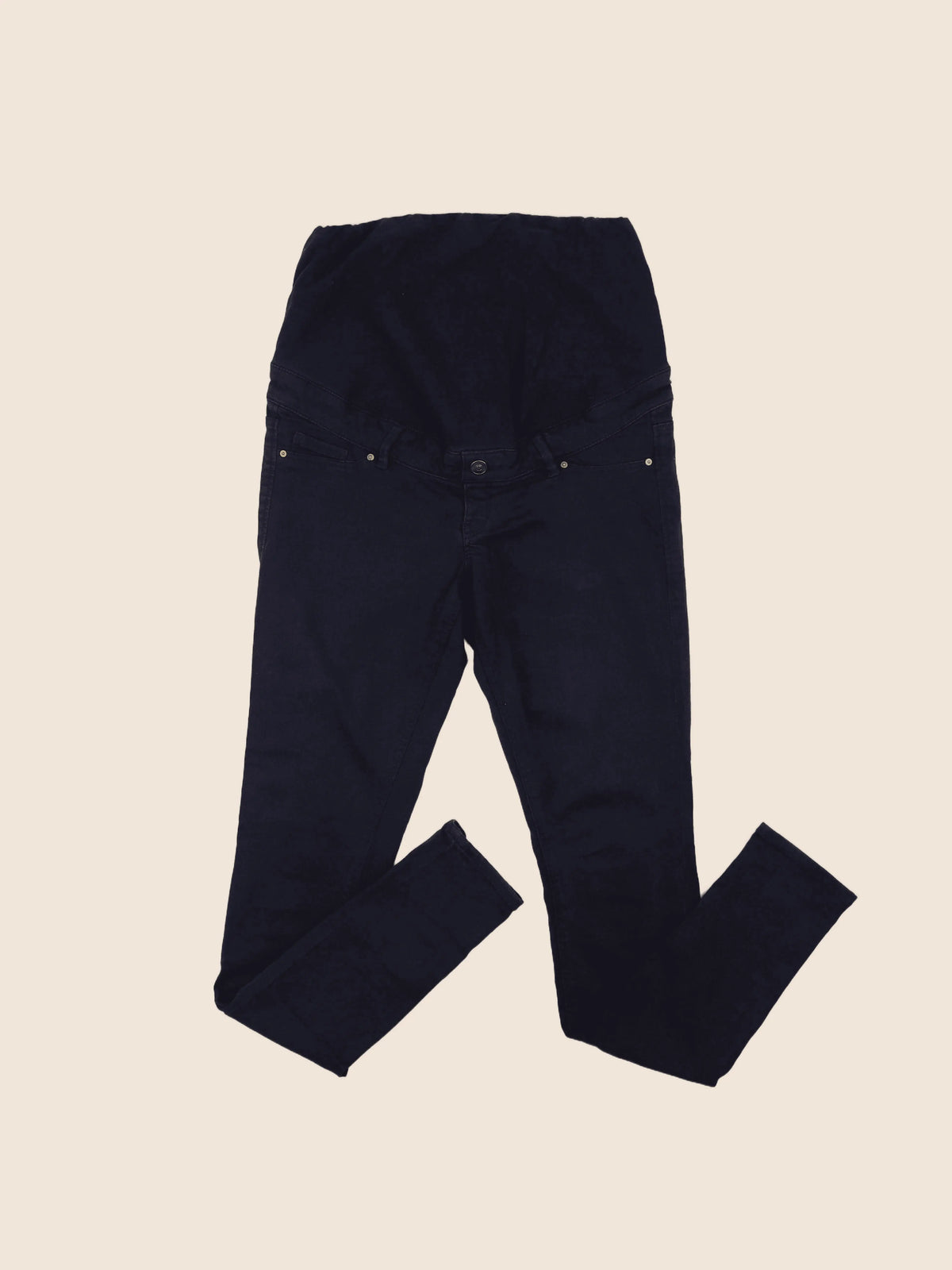 H&M - pantalon grossesse bleu - 40