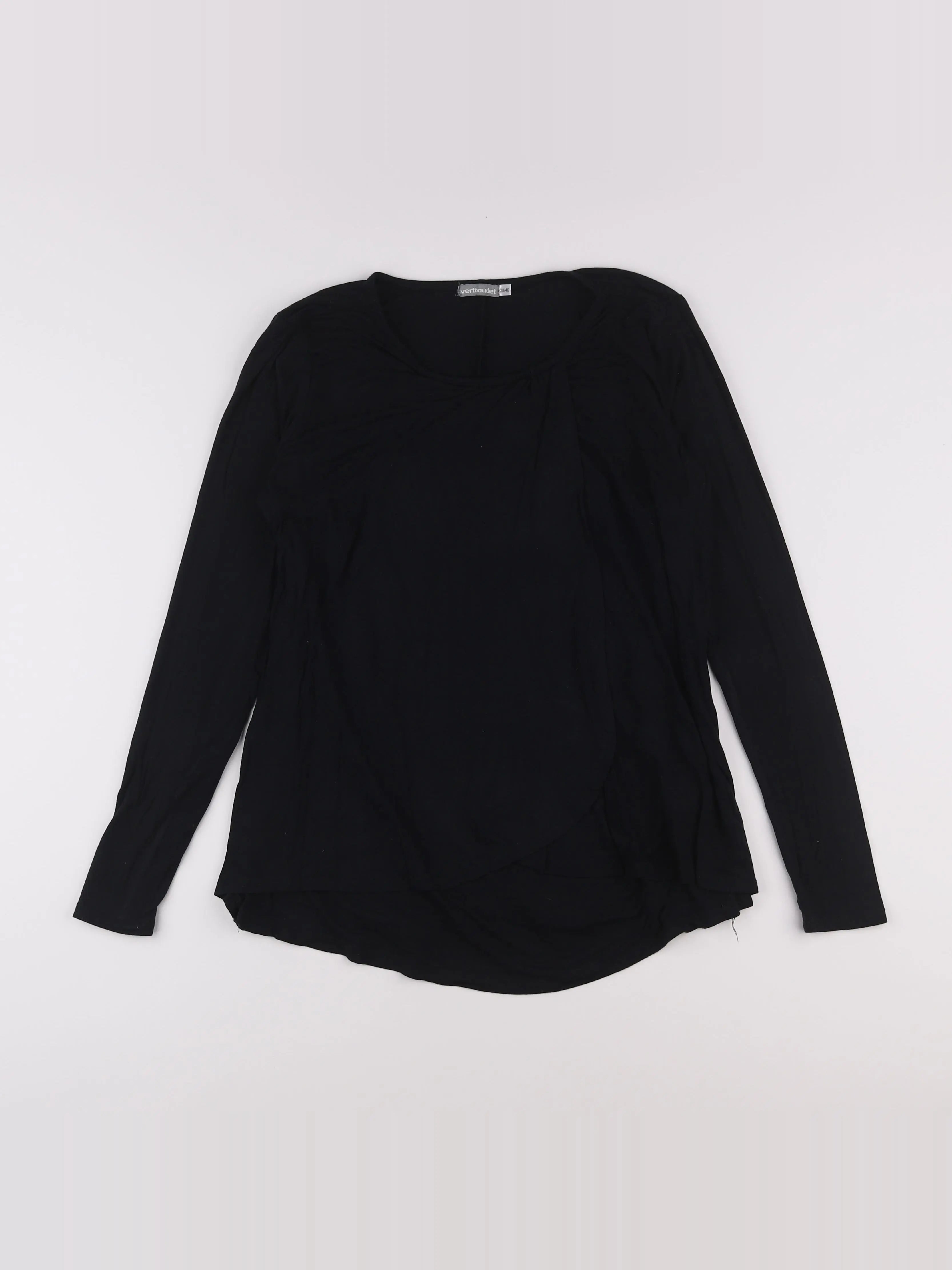 Vertbaudet - tee-shirt grossesse noir - 38 à 40