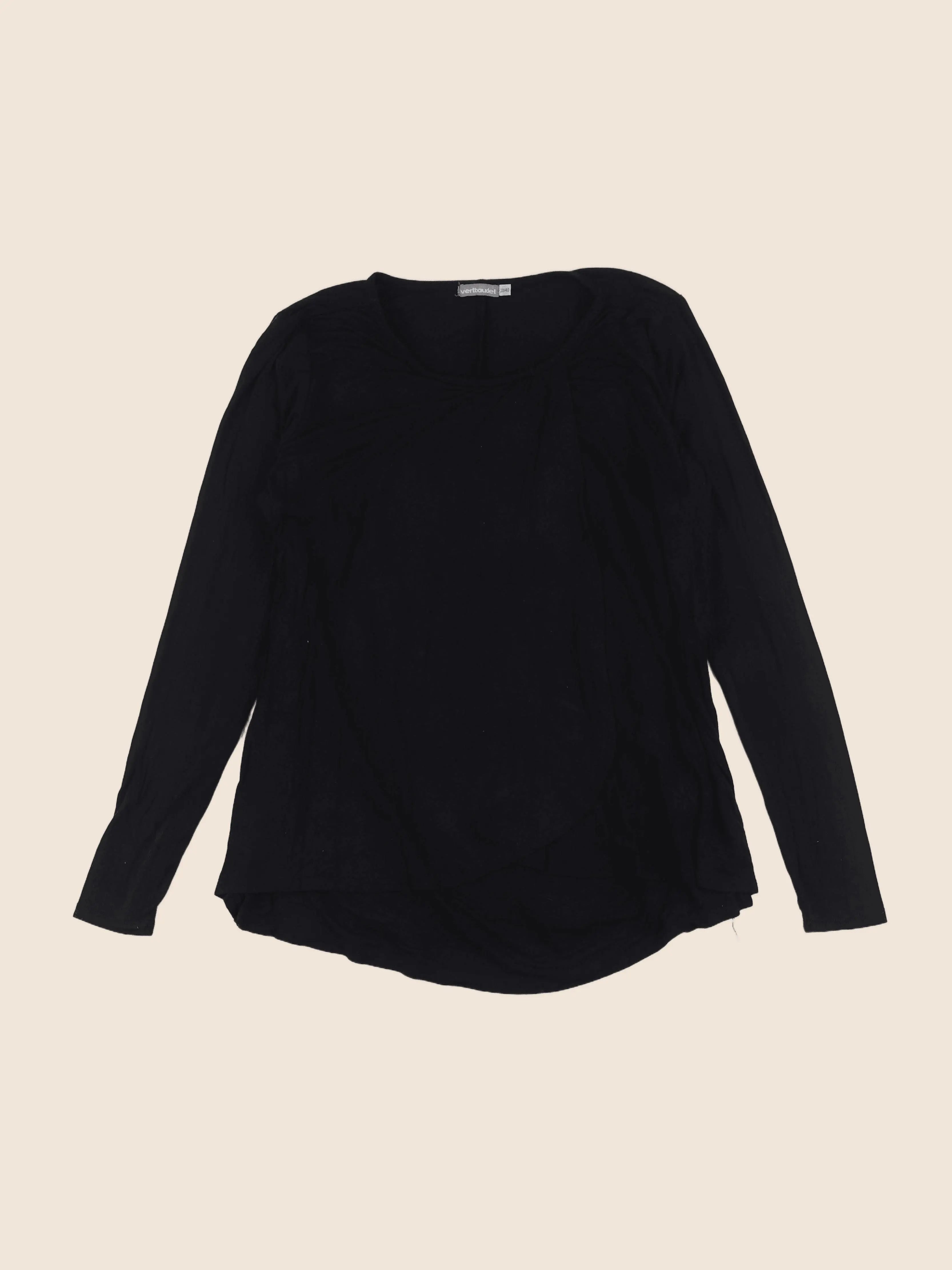 Vertbaudet - tee-shirt grossesse noir - 38 à 40
