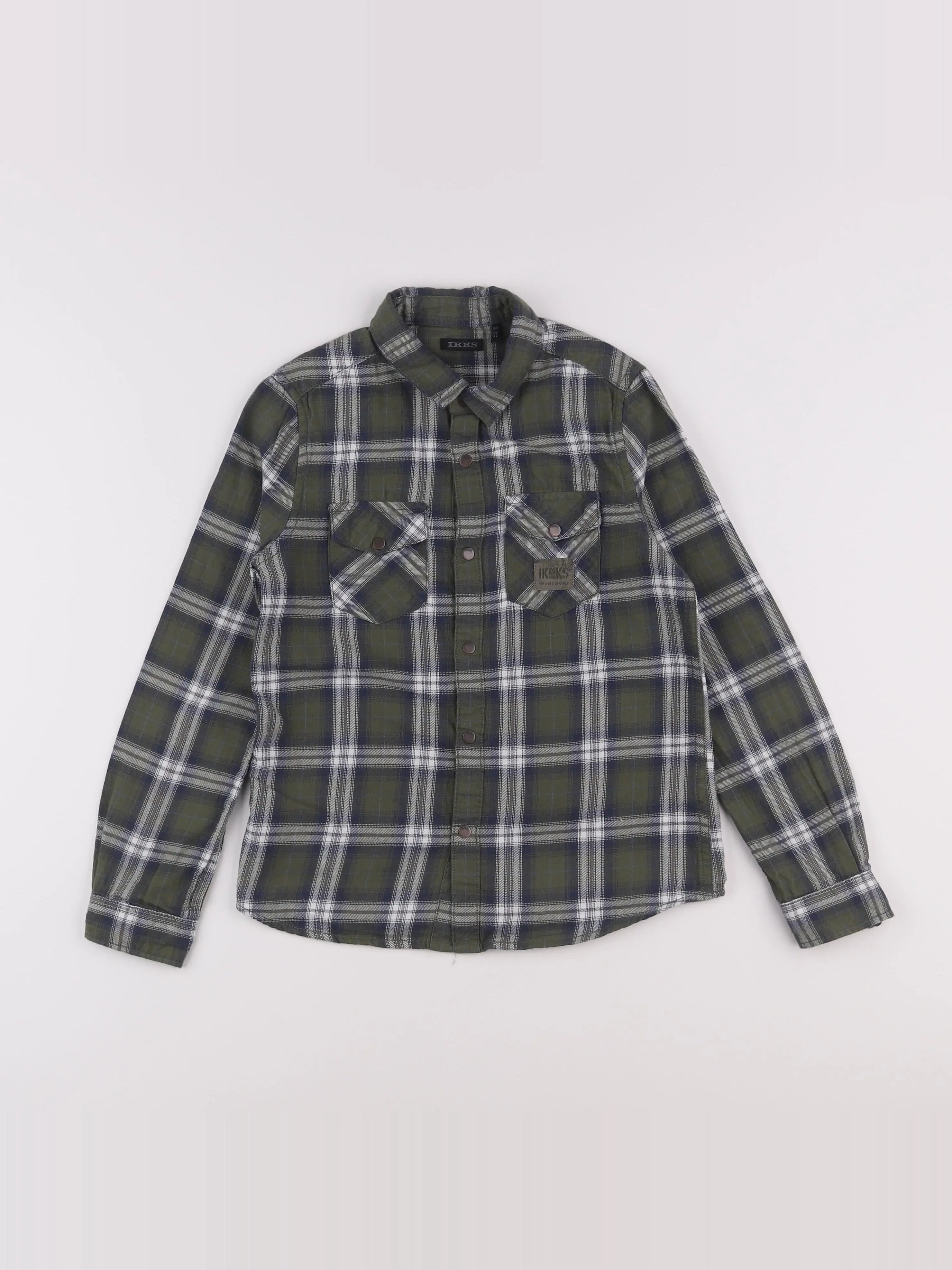 IKKS - chemise vert - 8 ans
