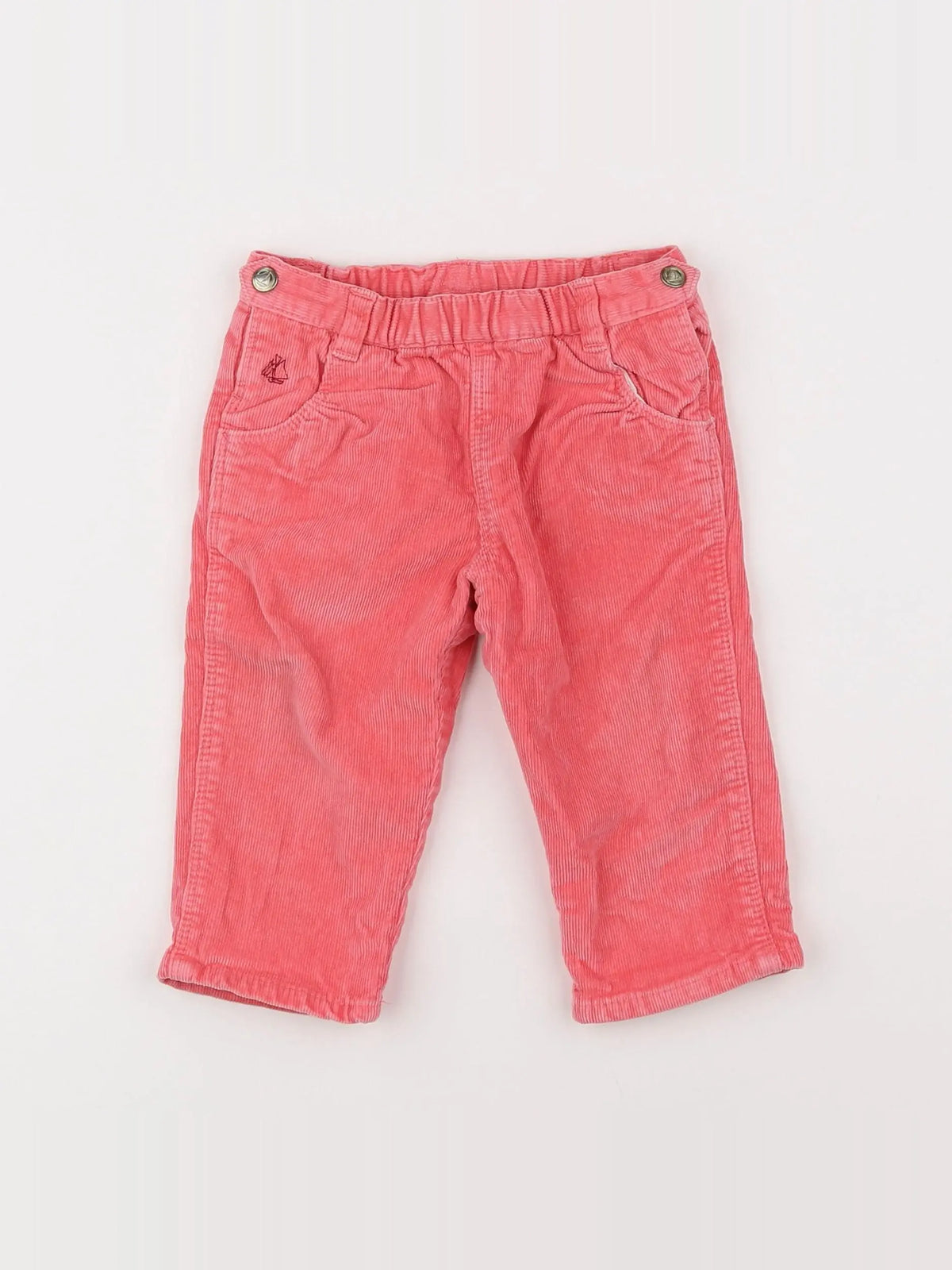 Petit Bateau - pantalon rose - 12 mois