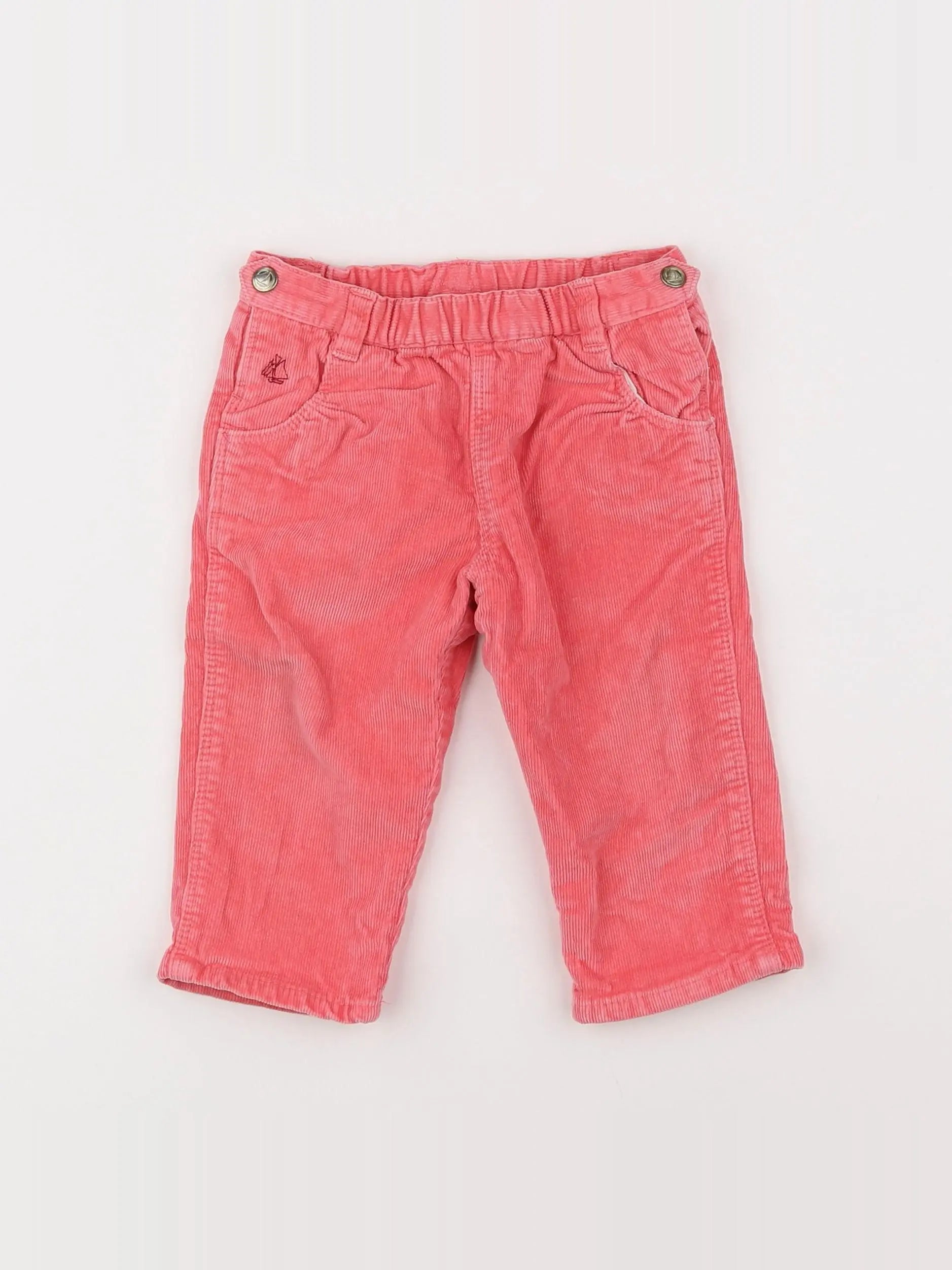 Petit Bateau - pantalon rose - 12 mois
