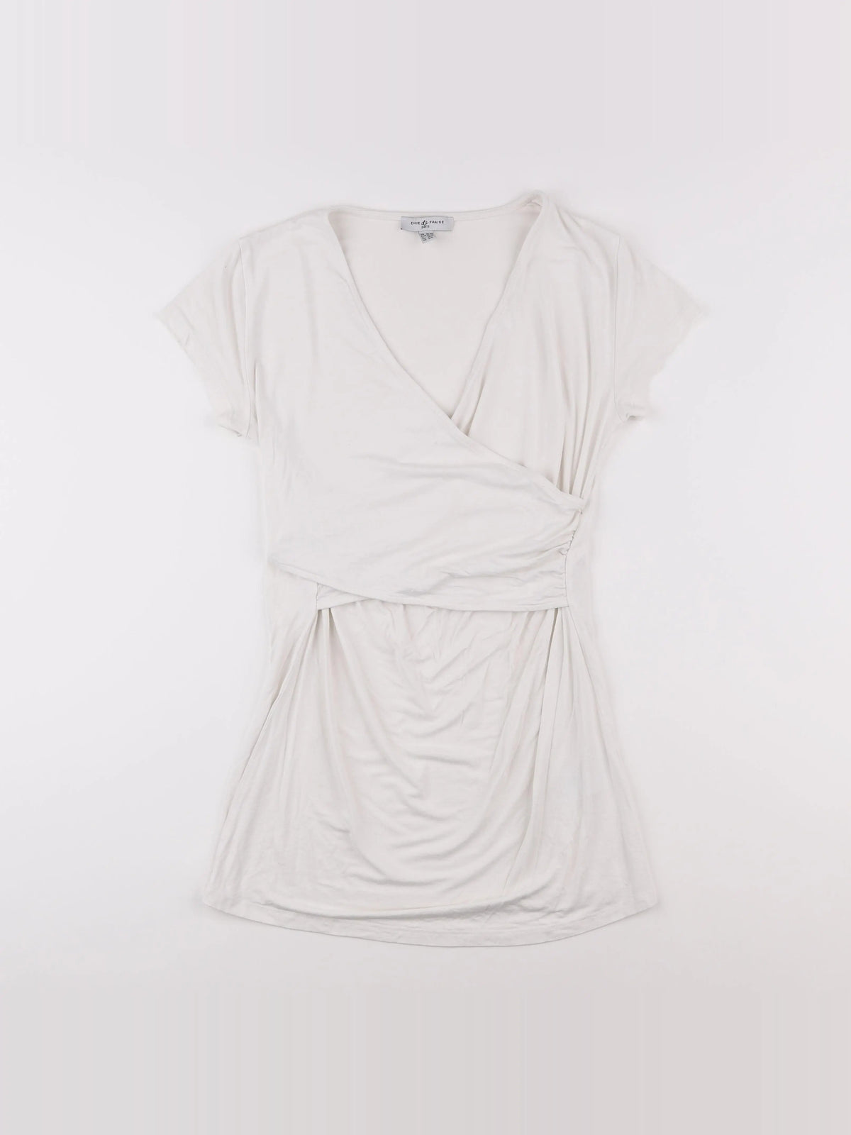 Envie de fraise - tee-shirt grossesse blanc - 38 à 40