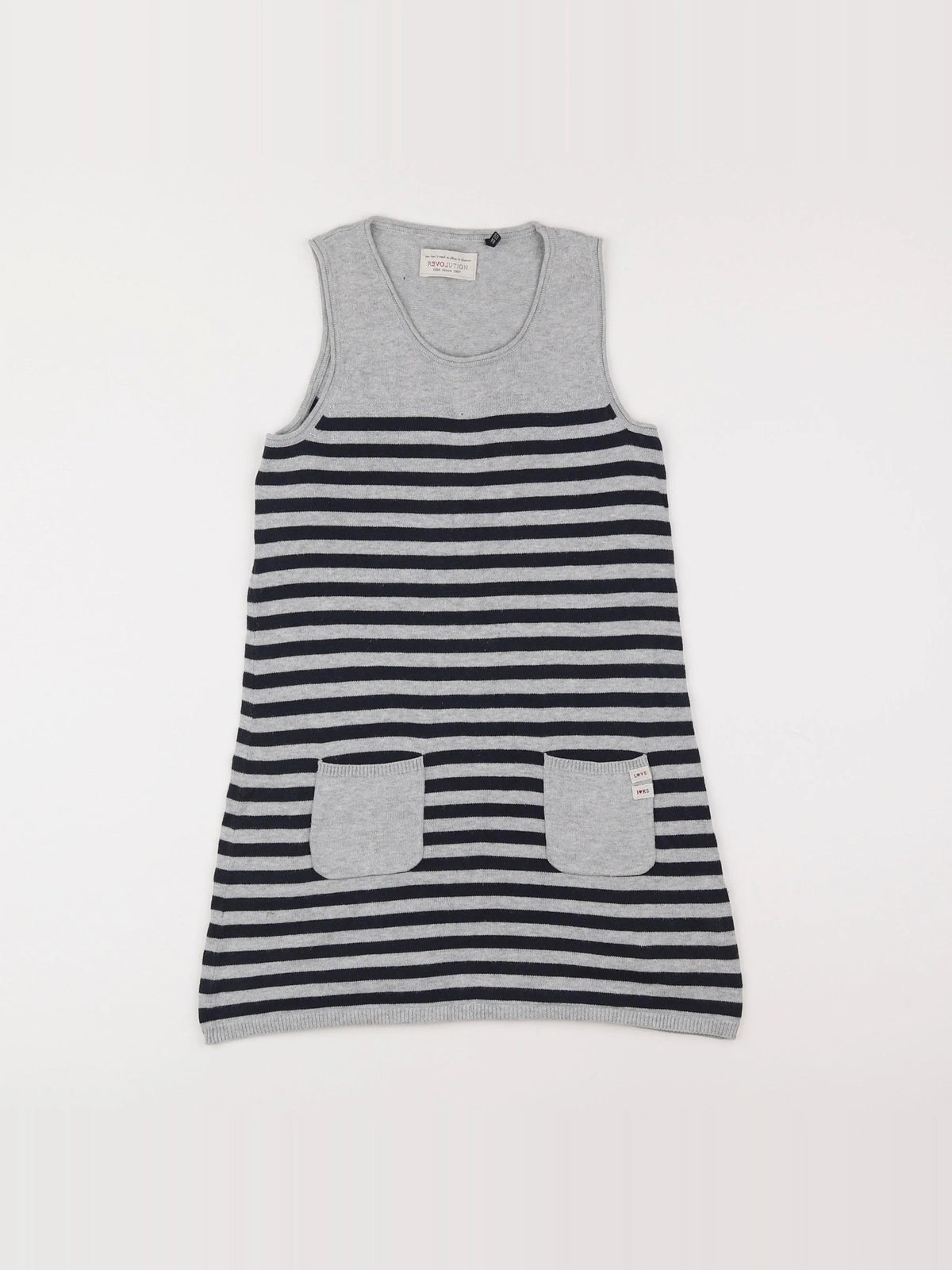 IKKS - robe gris - 8 ans
