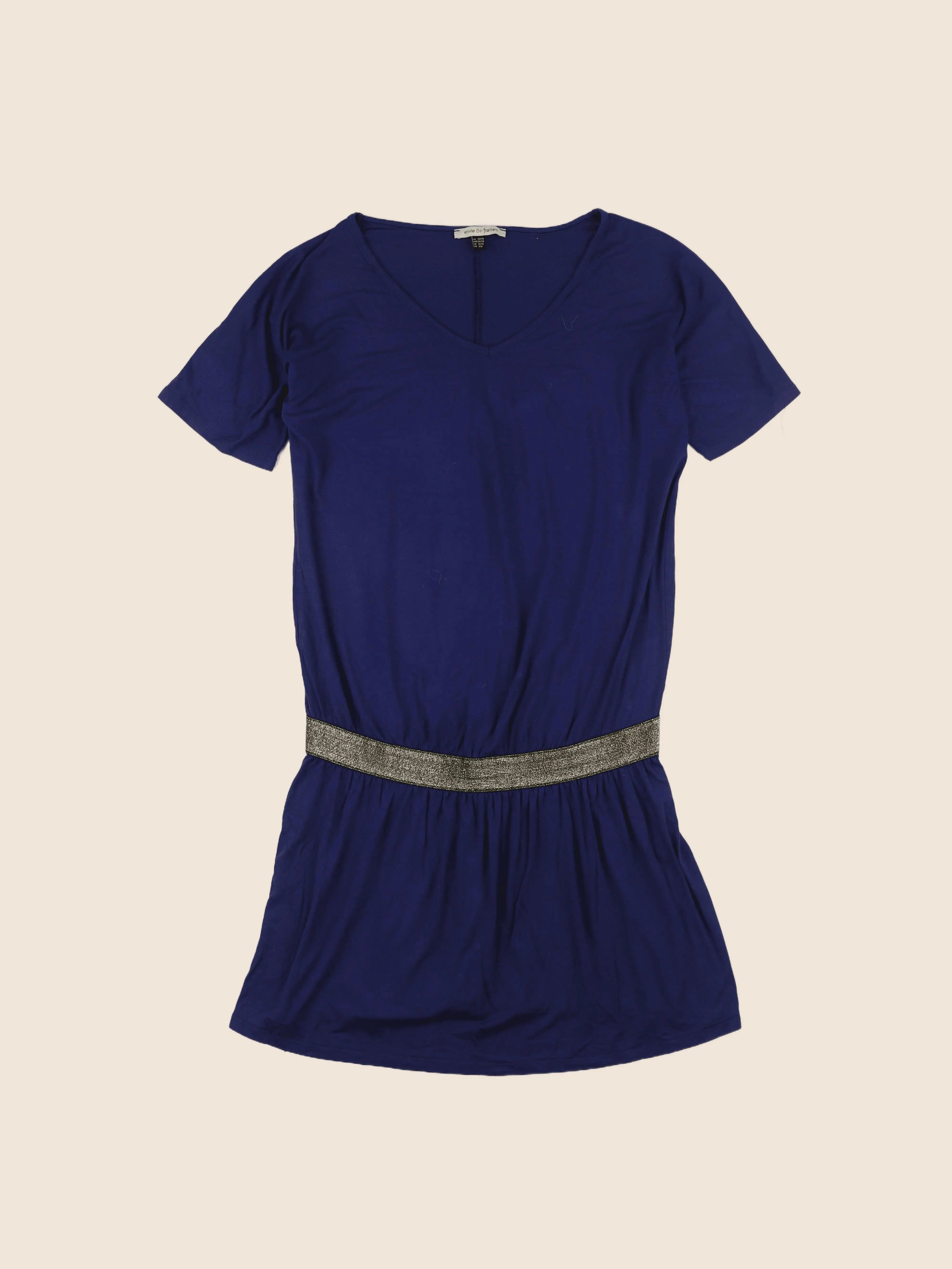 Envie de fraise - robe grossesse bleu - 38 à 40