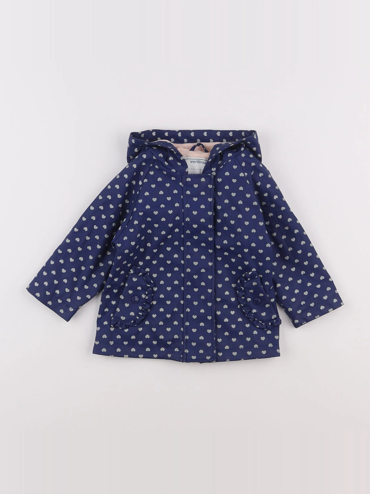 Vertbaudet - imperméable bleu - 12 mois