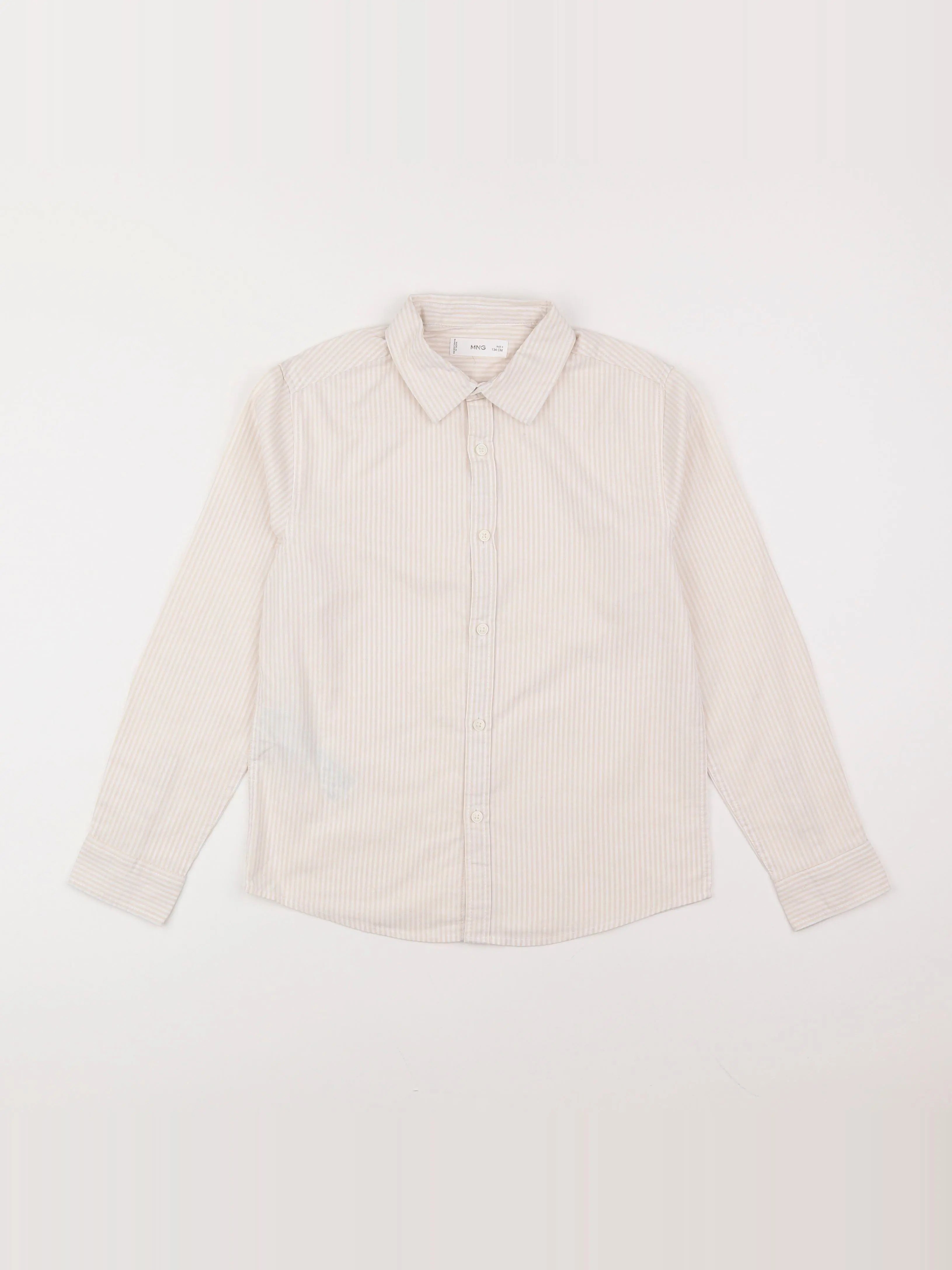 Mango - chemise beige - 9 ans