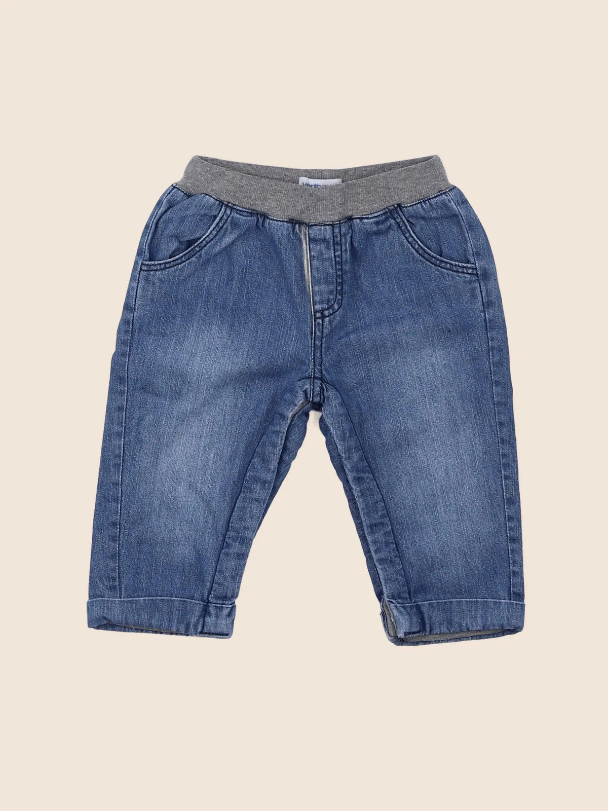 Vertbaudet - jean bleu - 9 mois