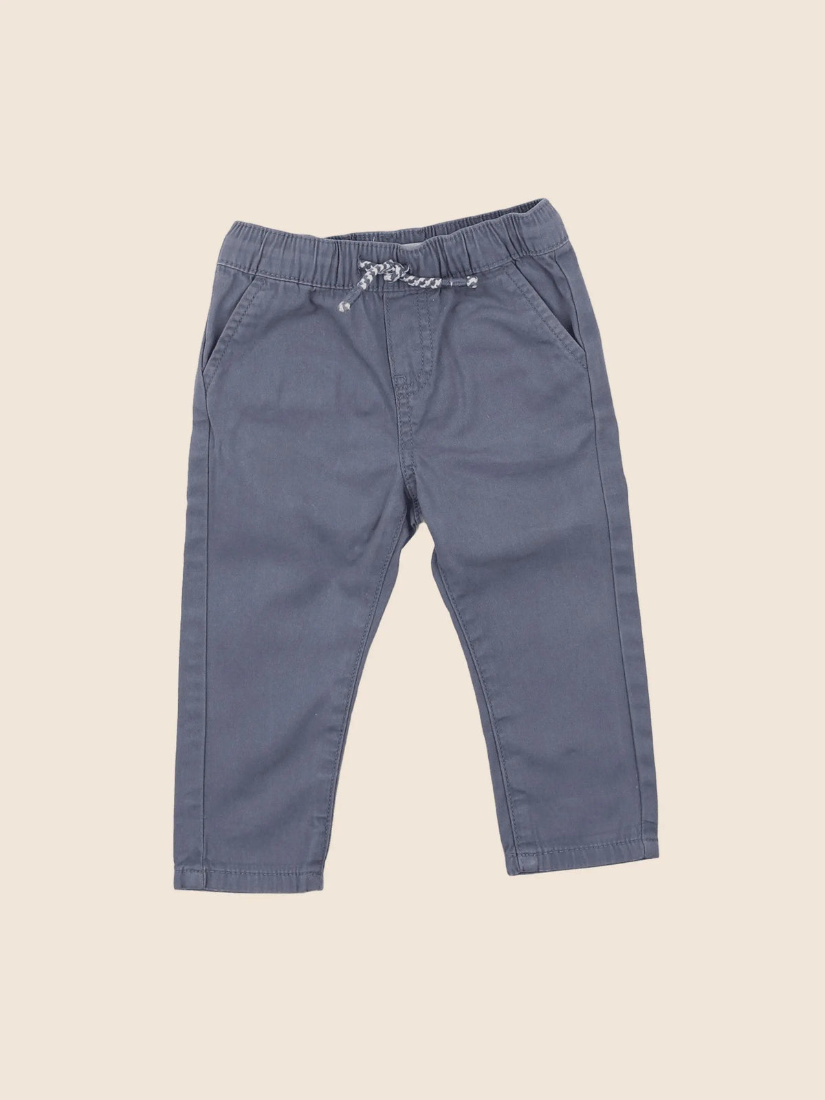 Vertbaudet - pantalon bleu - 12 mois