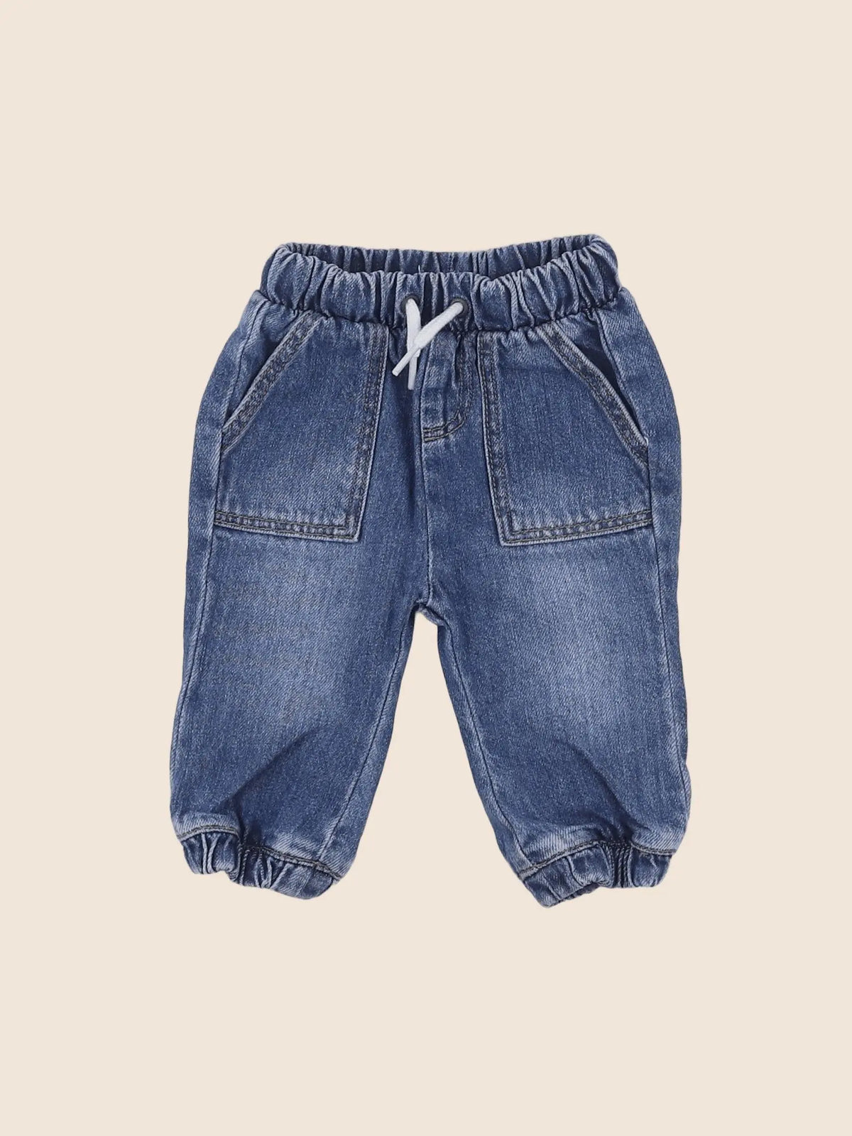 Vertbaudet - jean bleu - 3 mois