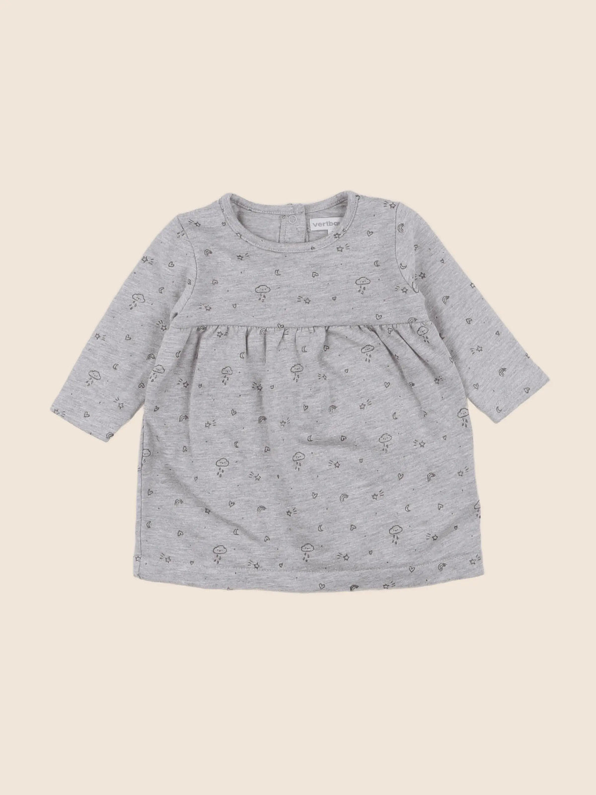 Vertbaudet - robe gris - 3 mois