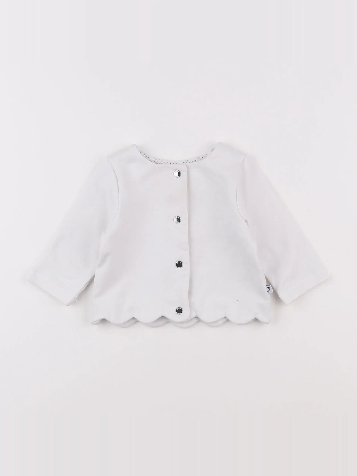 Jacadi - sweat blanc - 6 mois
