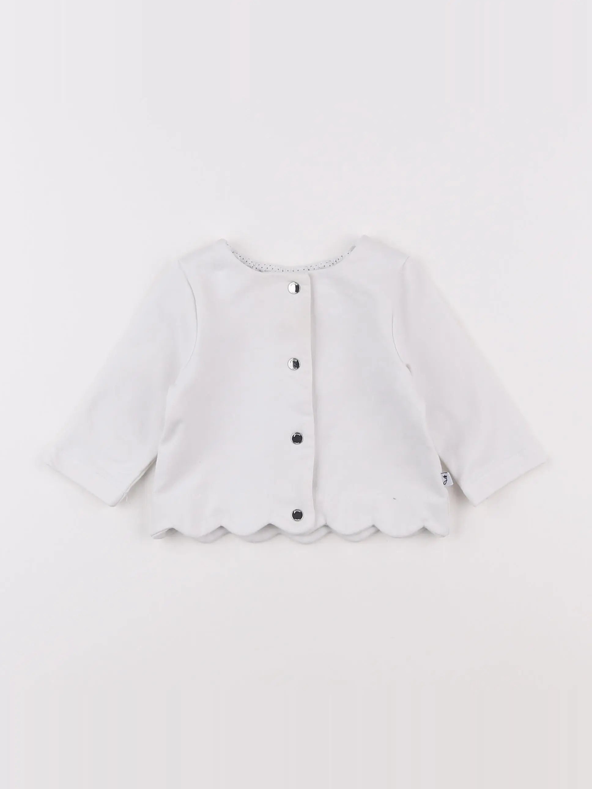 Jacadi - sweat blanc - 6 mois