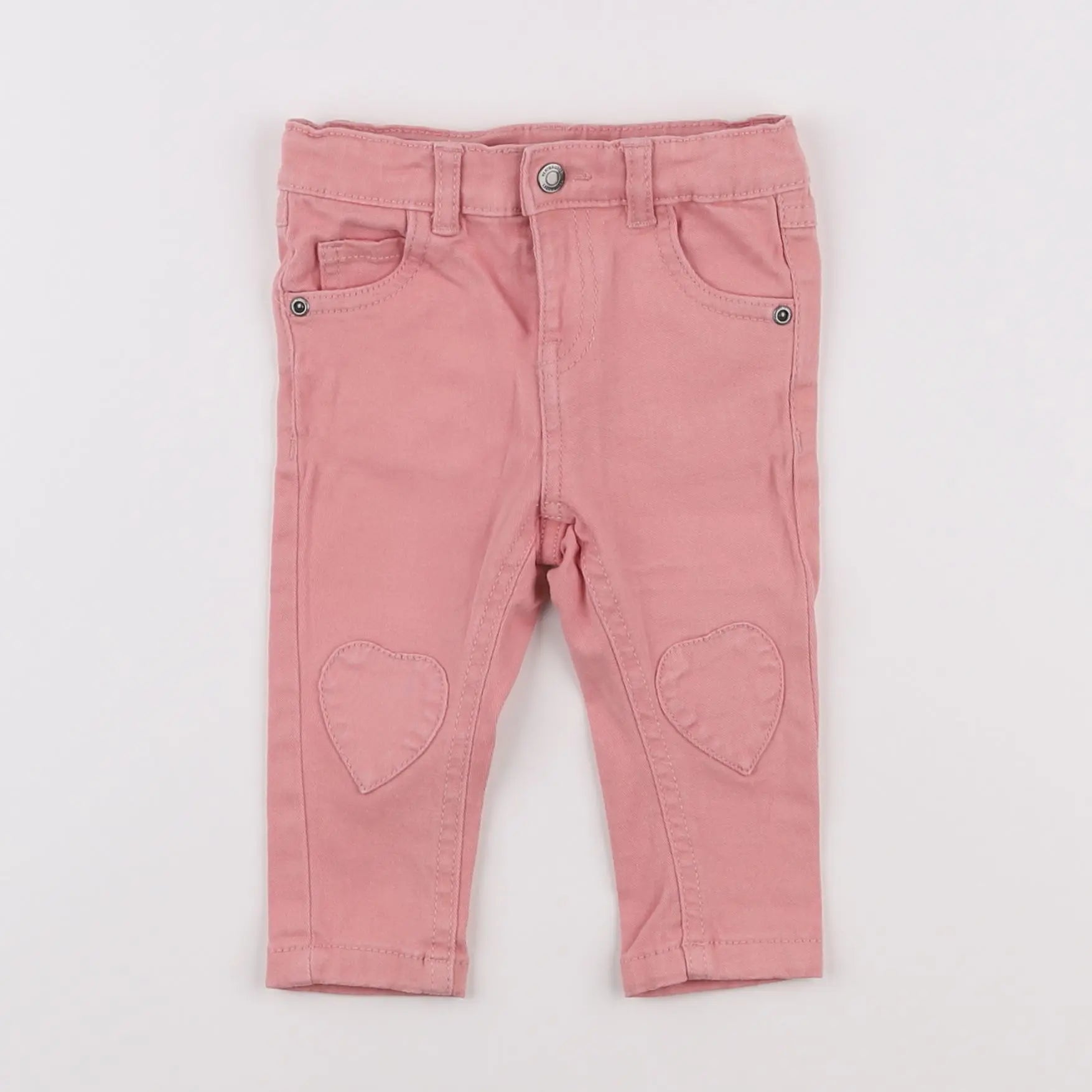 Vertbaudet - jean rose - 6 mois