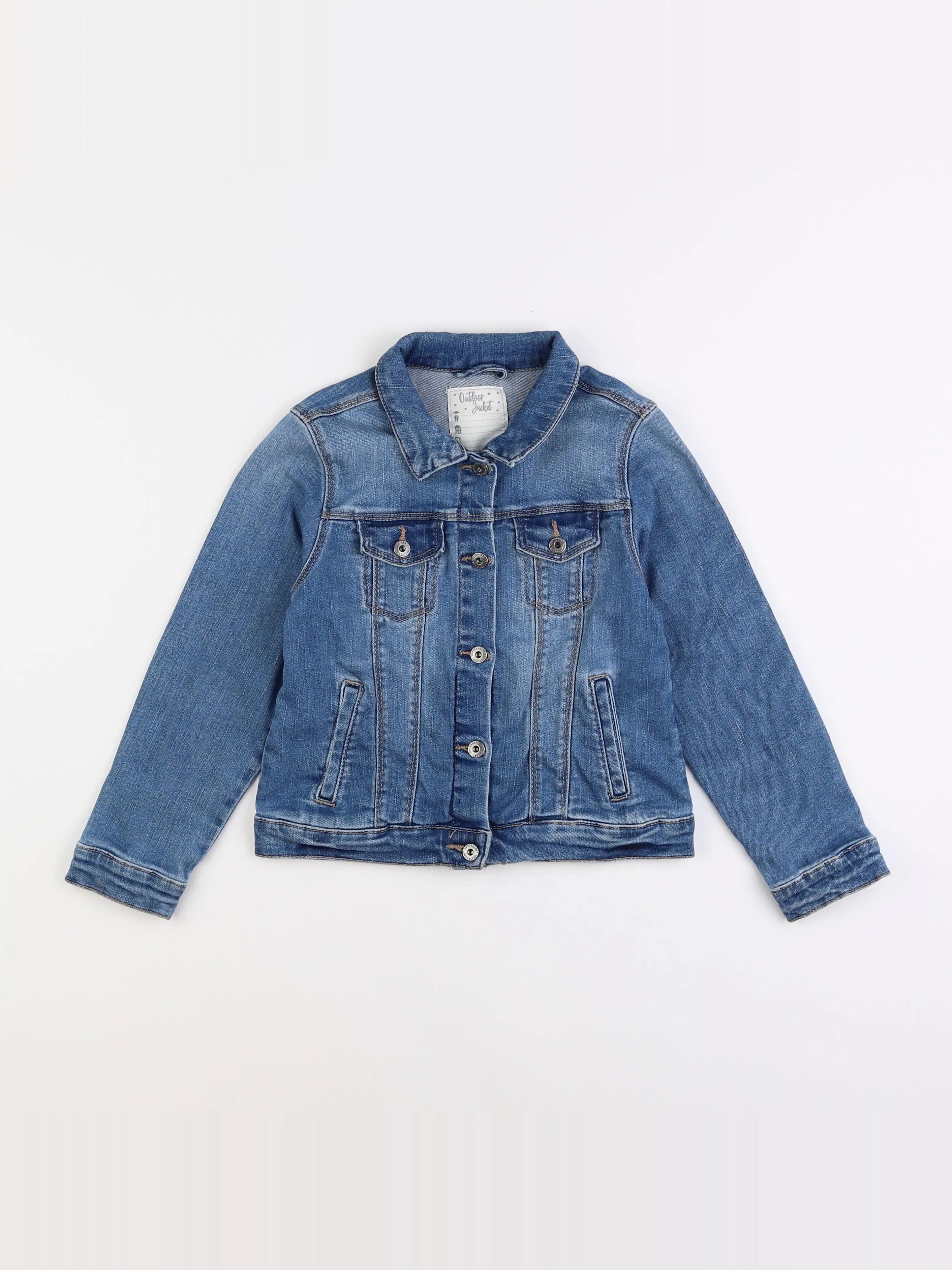 Vertbaudet - veste bleu - 7 ans