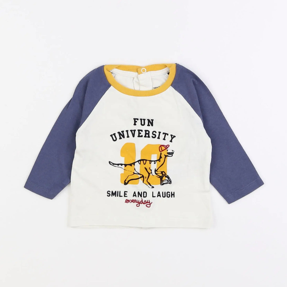 Vertbaudet - tee-shirt bleu - 3 mois