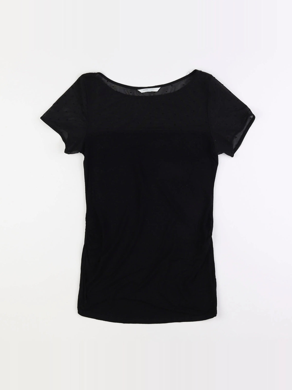 H&M - tee-shirt grossesse noir - 36