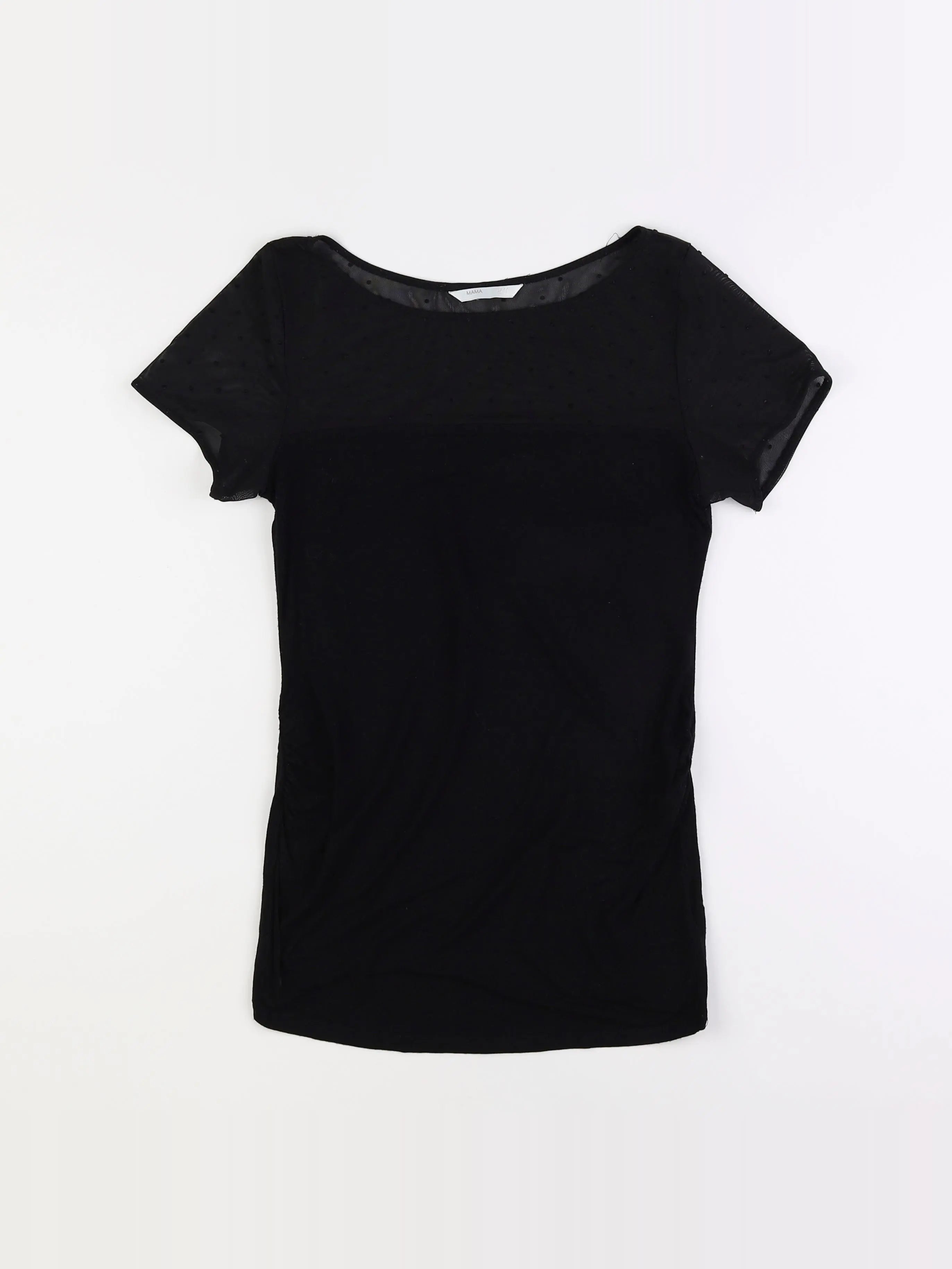 H&M - tee-shirt grossesse noir - 36