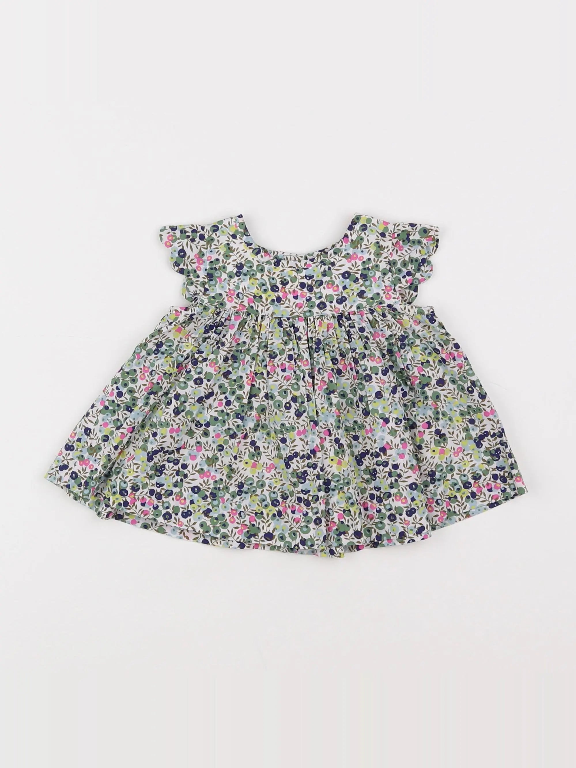 Jacadi - blouse liberty multicolore - 6 mois