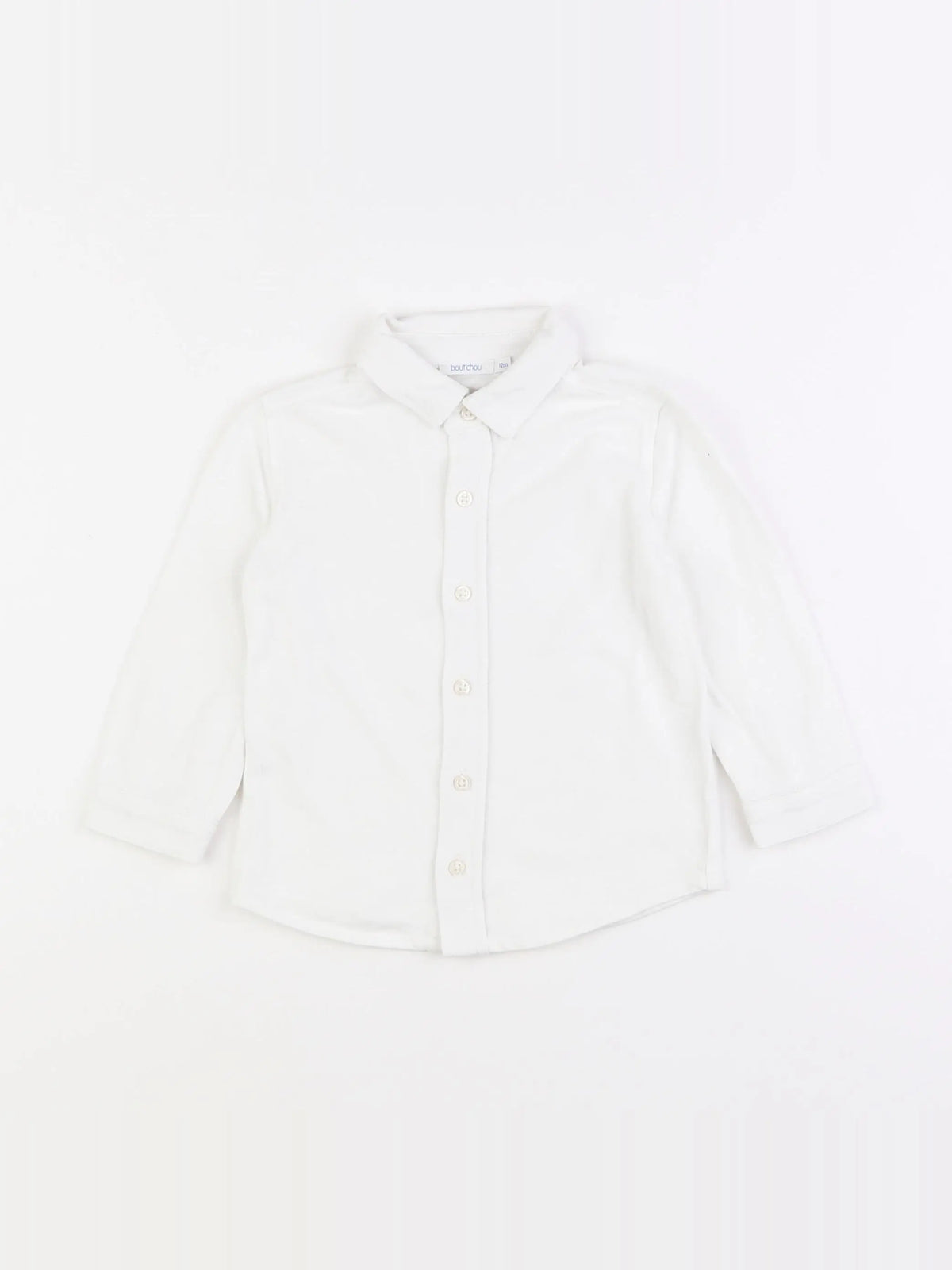 Boutchou - chemise blanc - 12 mois