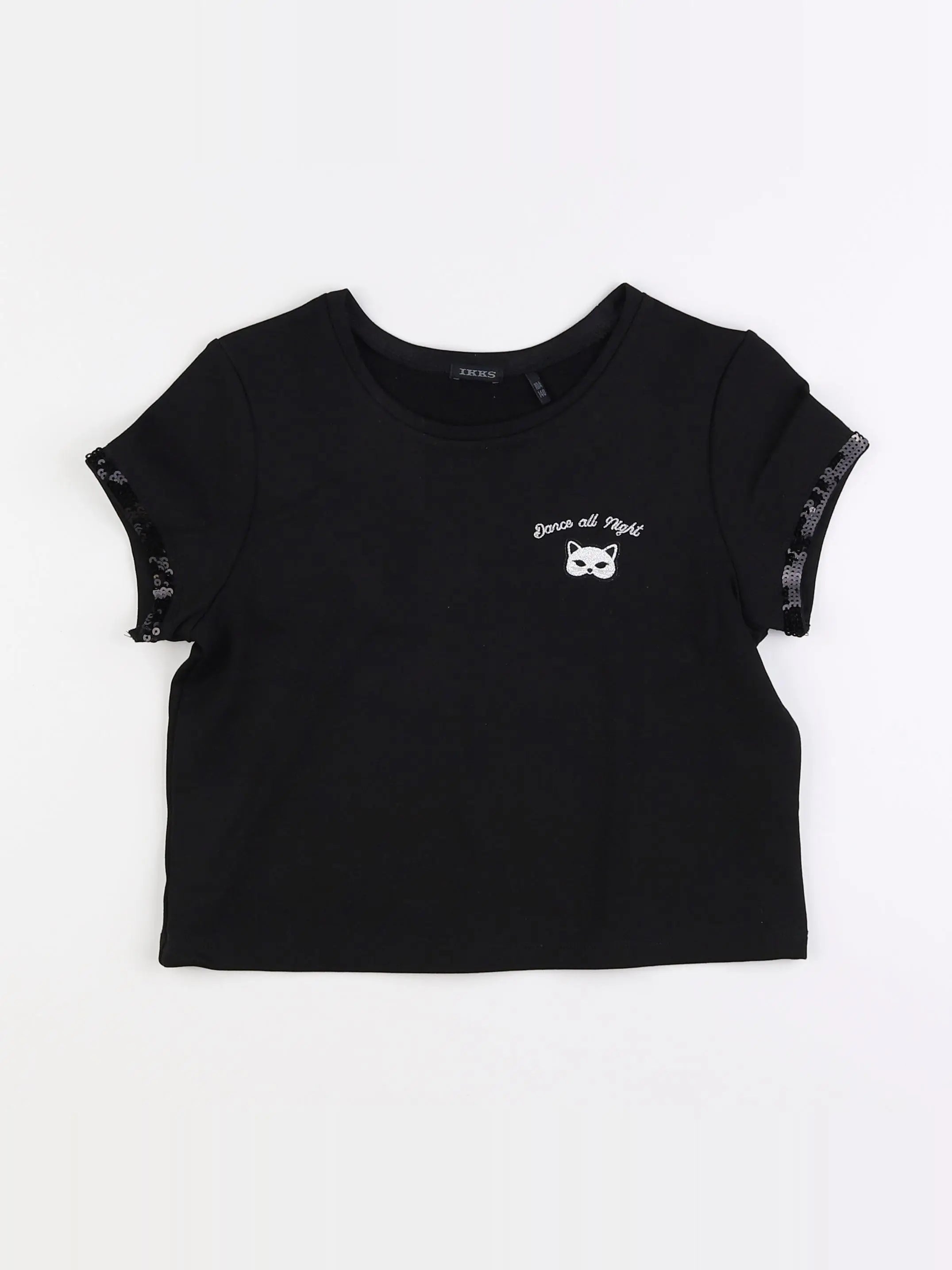 IKKS - tee-shirt noir - 10 ans