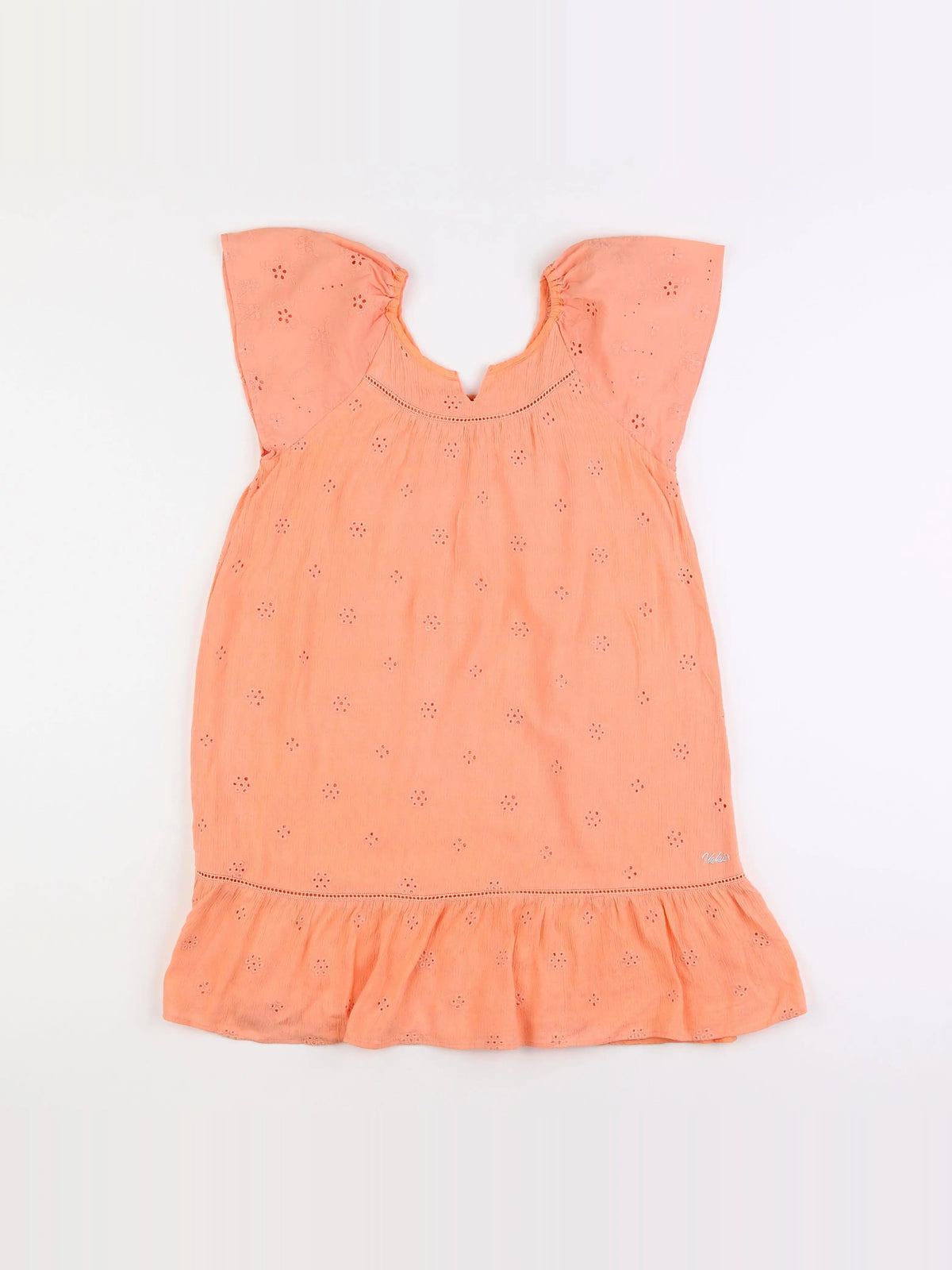 IKKS - robe orange - 10 ans