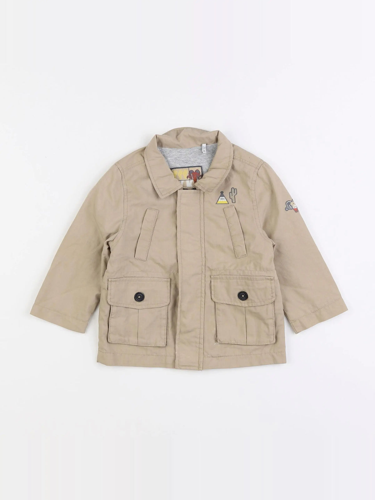 IKKS - veste beige - 12 mois