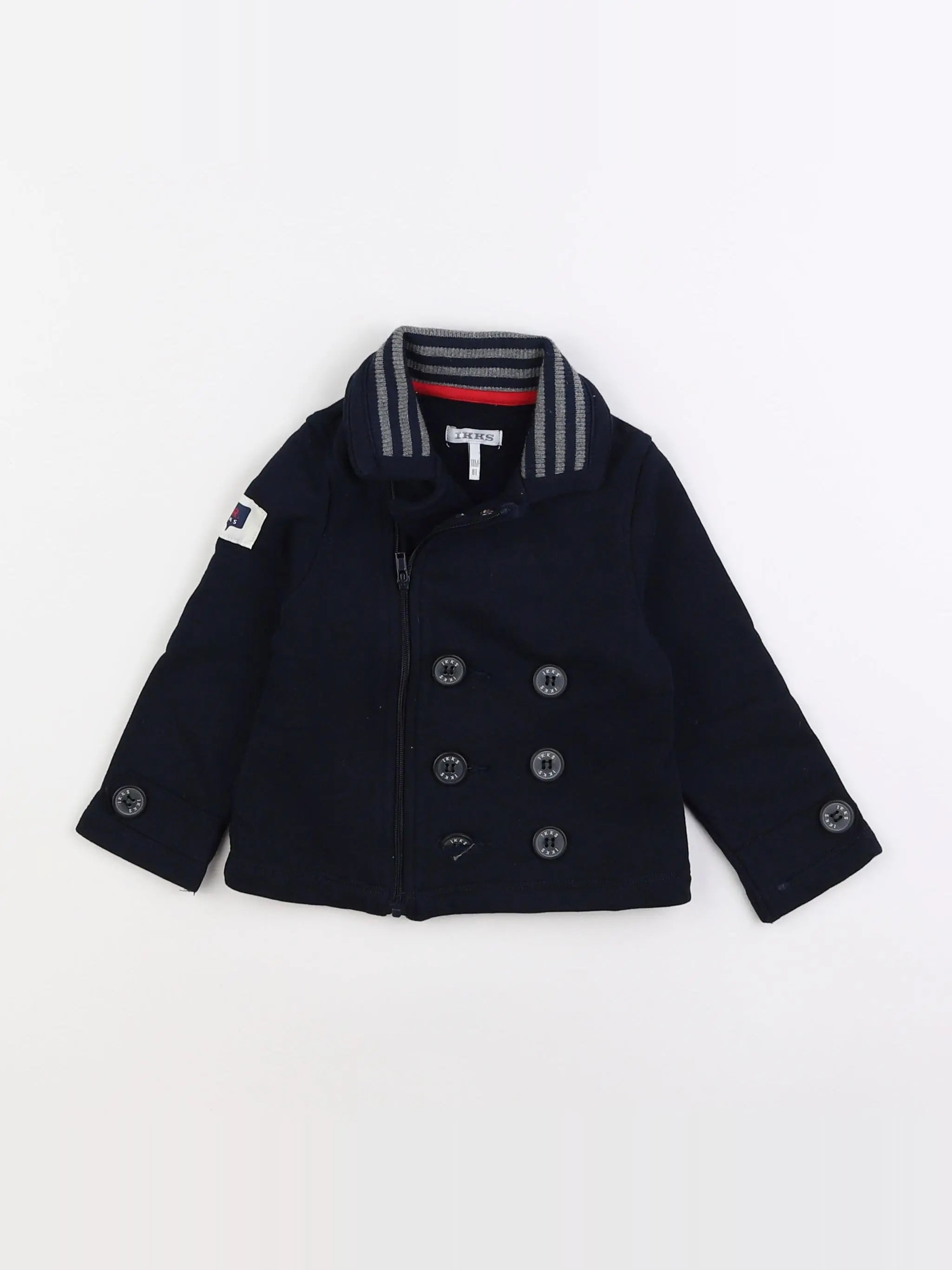IKKS - veste bleu - 18 mois