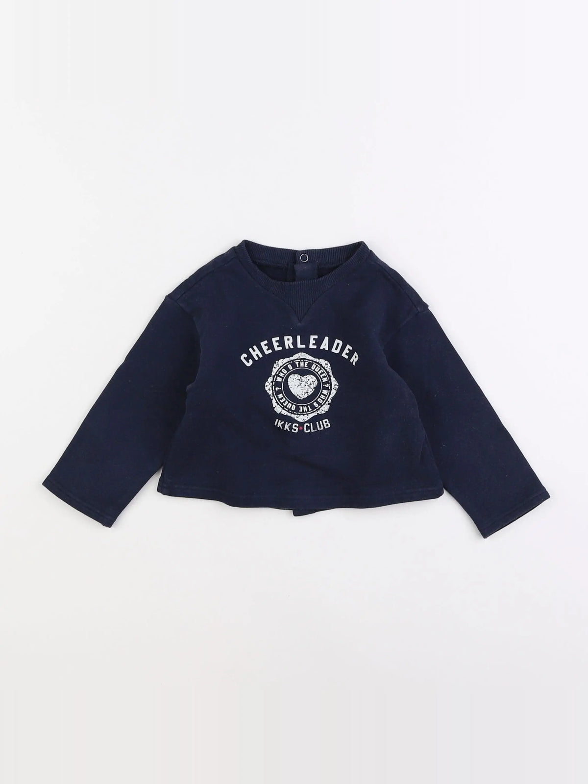 IKKS - sweat bleu - 18 mois