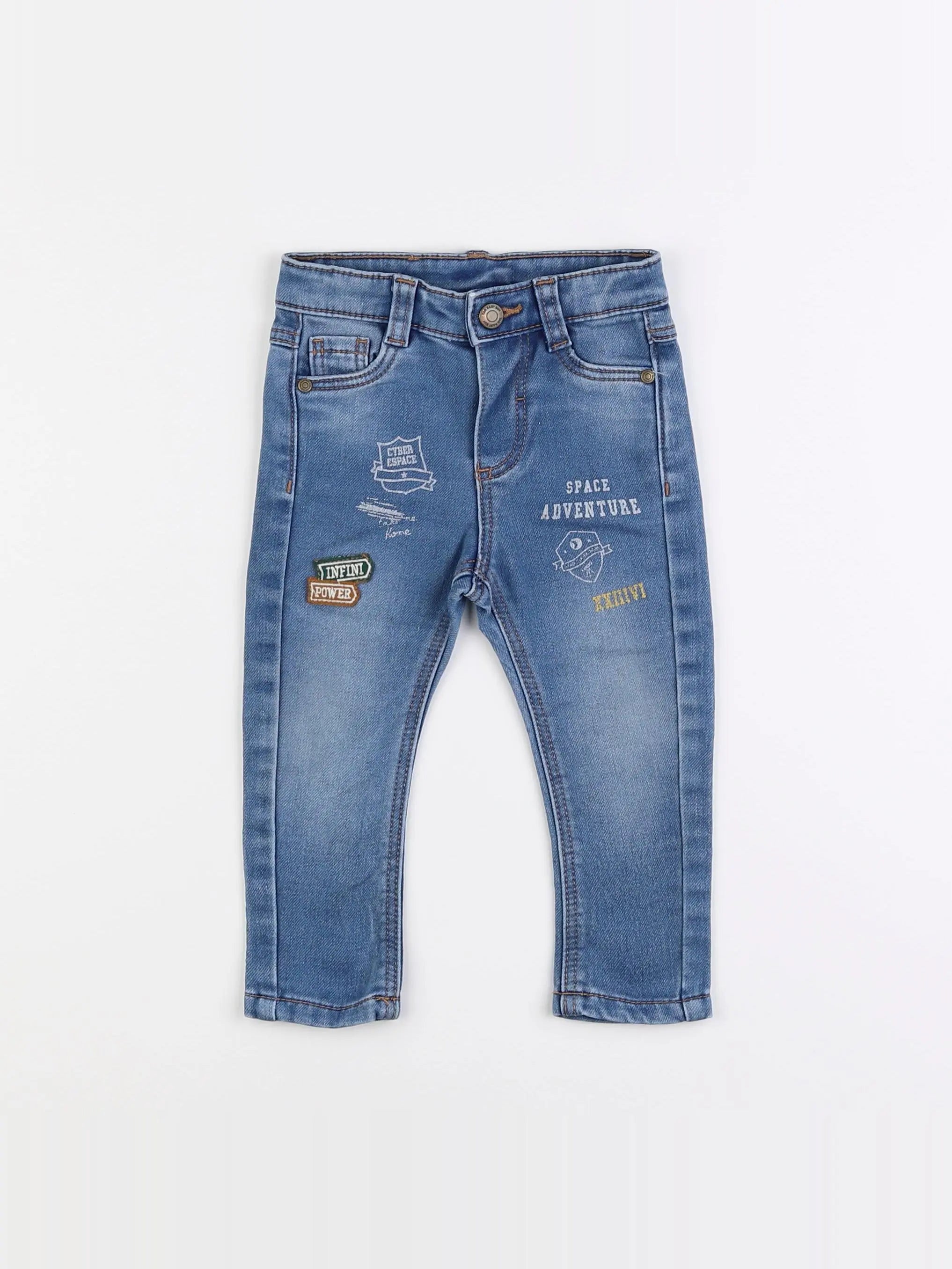 Tape à l'oeil - jean bleu - 12 mois