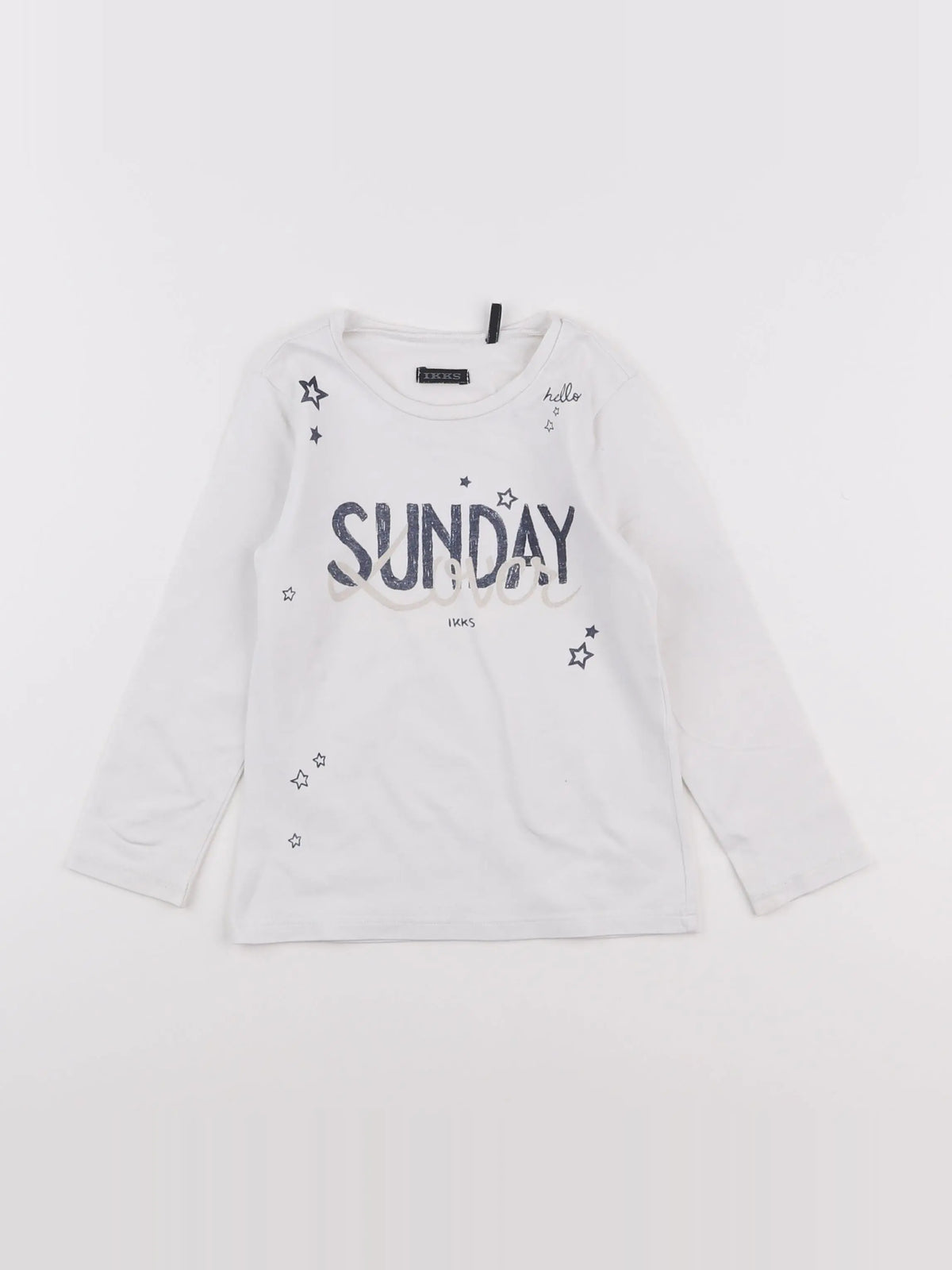 IKKS - tee-shirt blanc - 3 ans