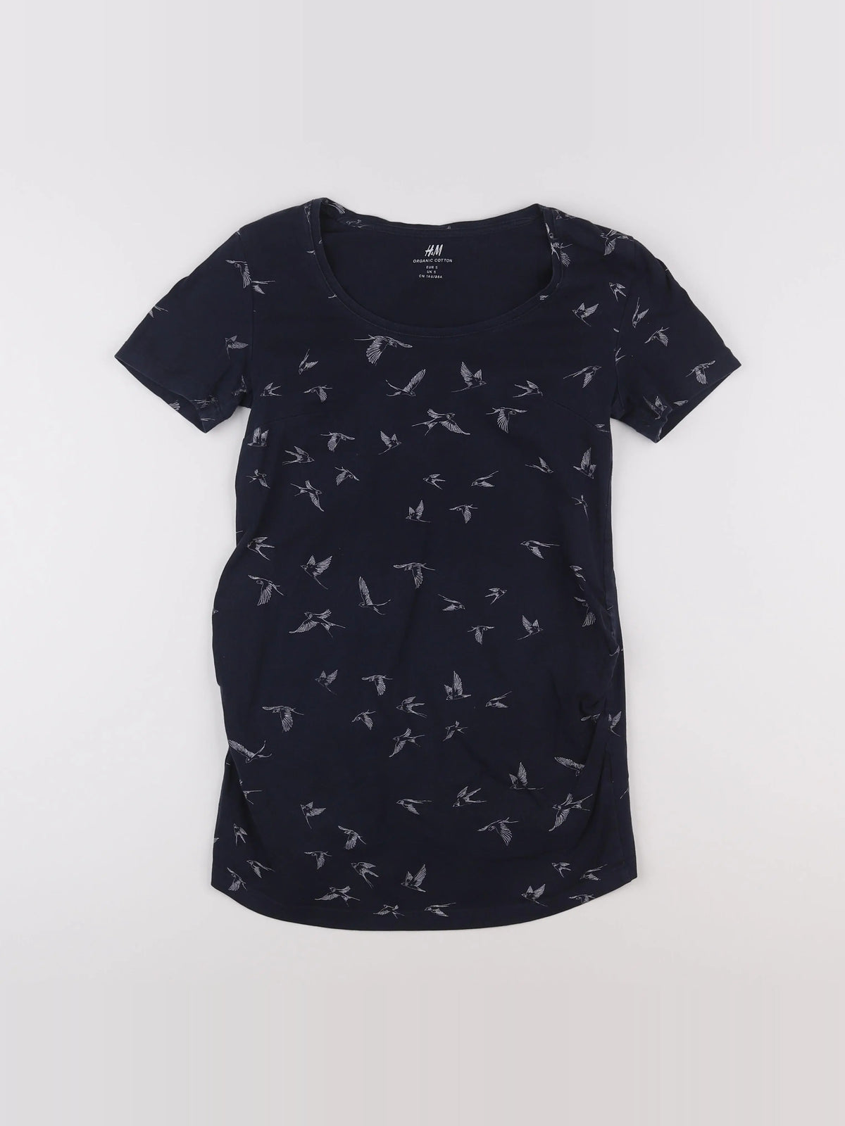 H&M - robe grossesse bleu - 38